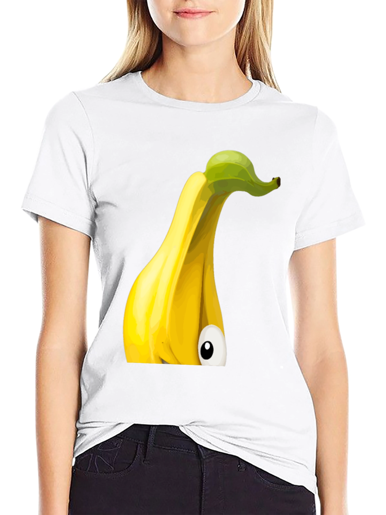 Funny Banana Cartoon Graphic T-Shirt
