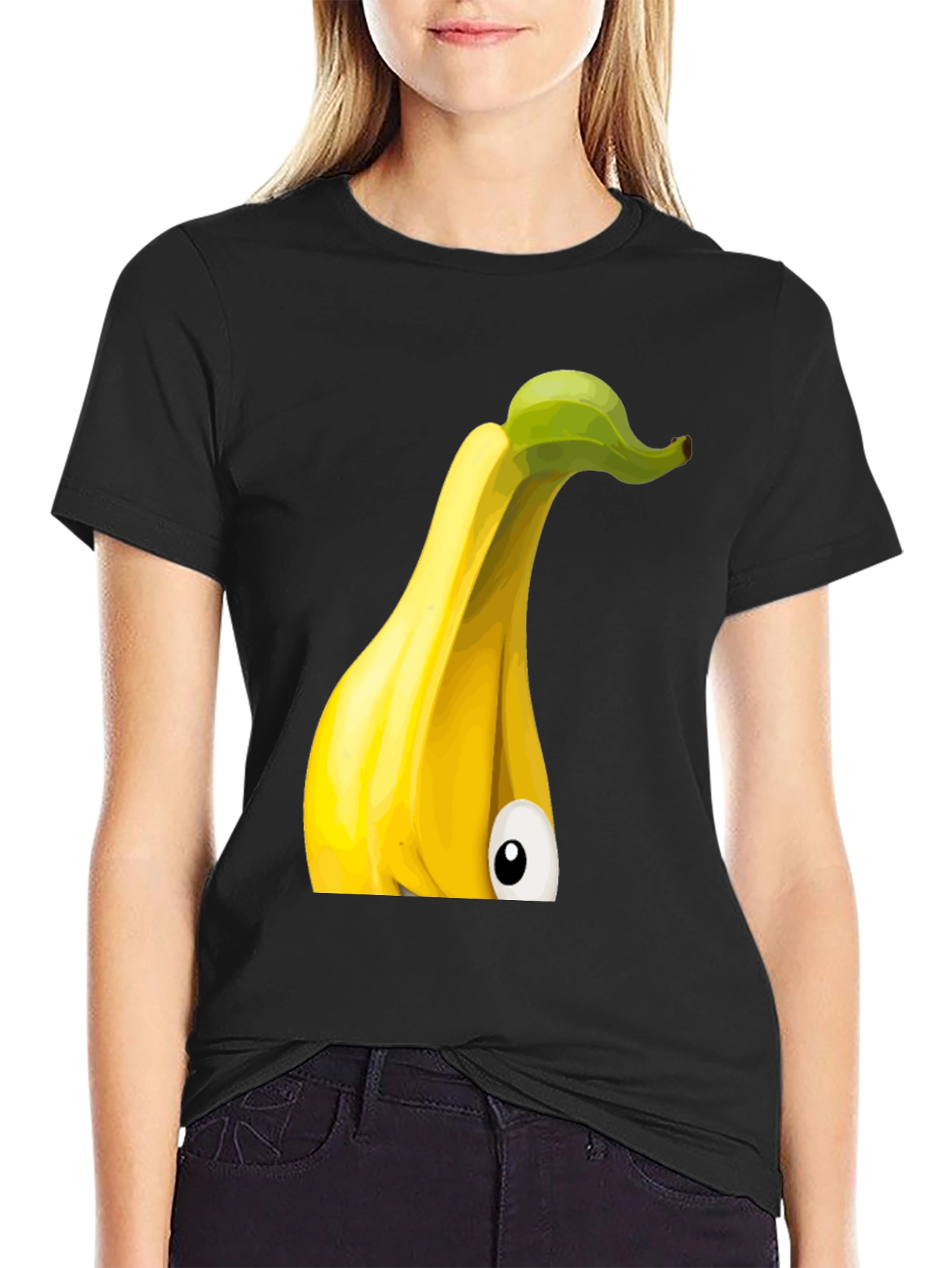Funny Banana Cartoon Graphic T-Shirt