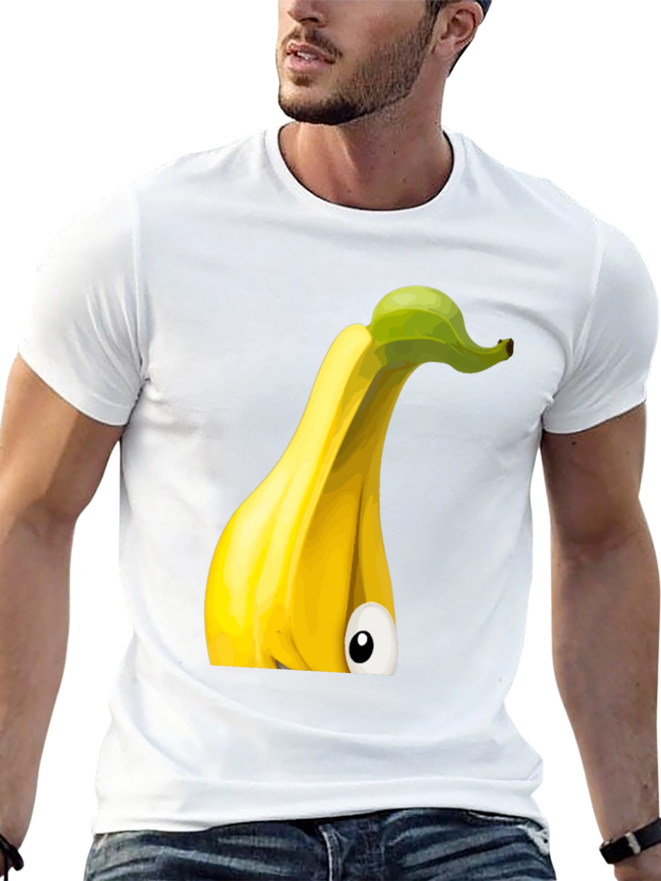 Funny Banana Cartoon Graphic T-Shirt