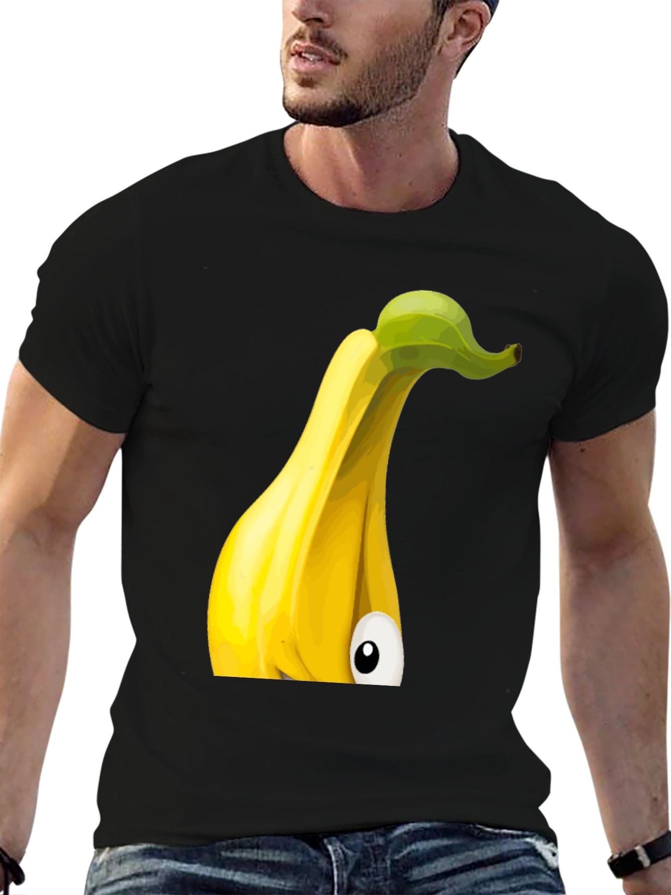 Funny Banana Cartoon Graphic T-Shirt