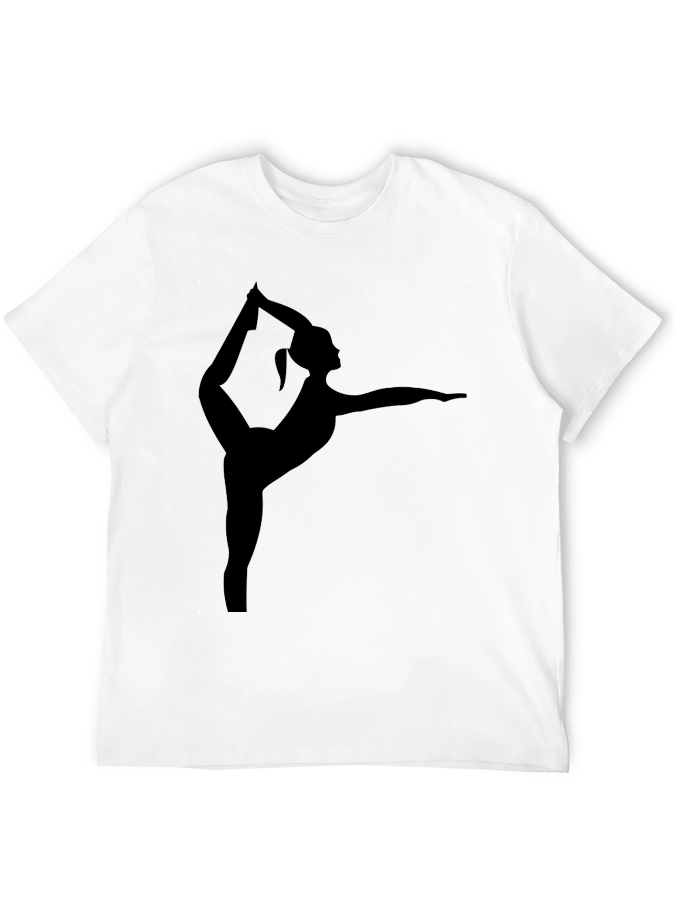 Yoga Pose Black T-Shirt