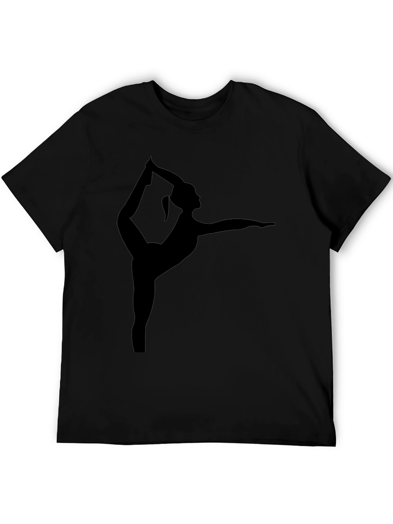Yoga Pose Black T-Shirt