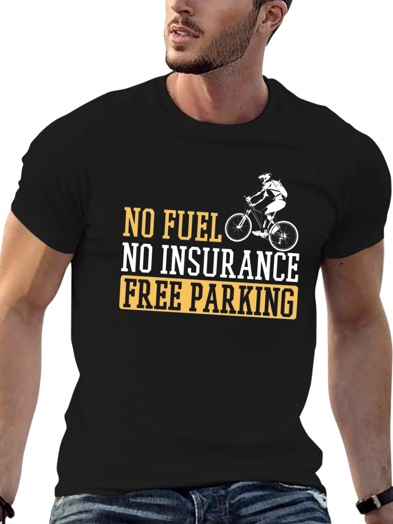 No Fuel No Insurance Free Parking T-Shirt