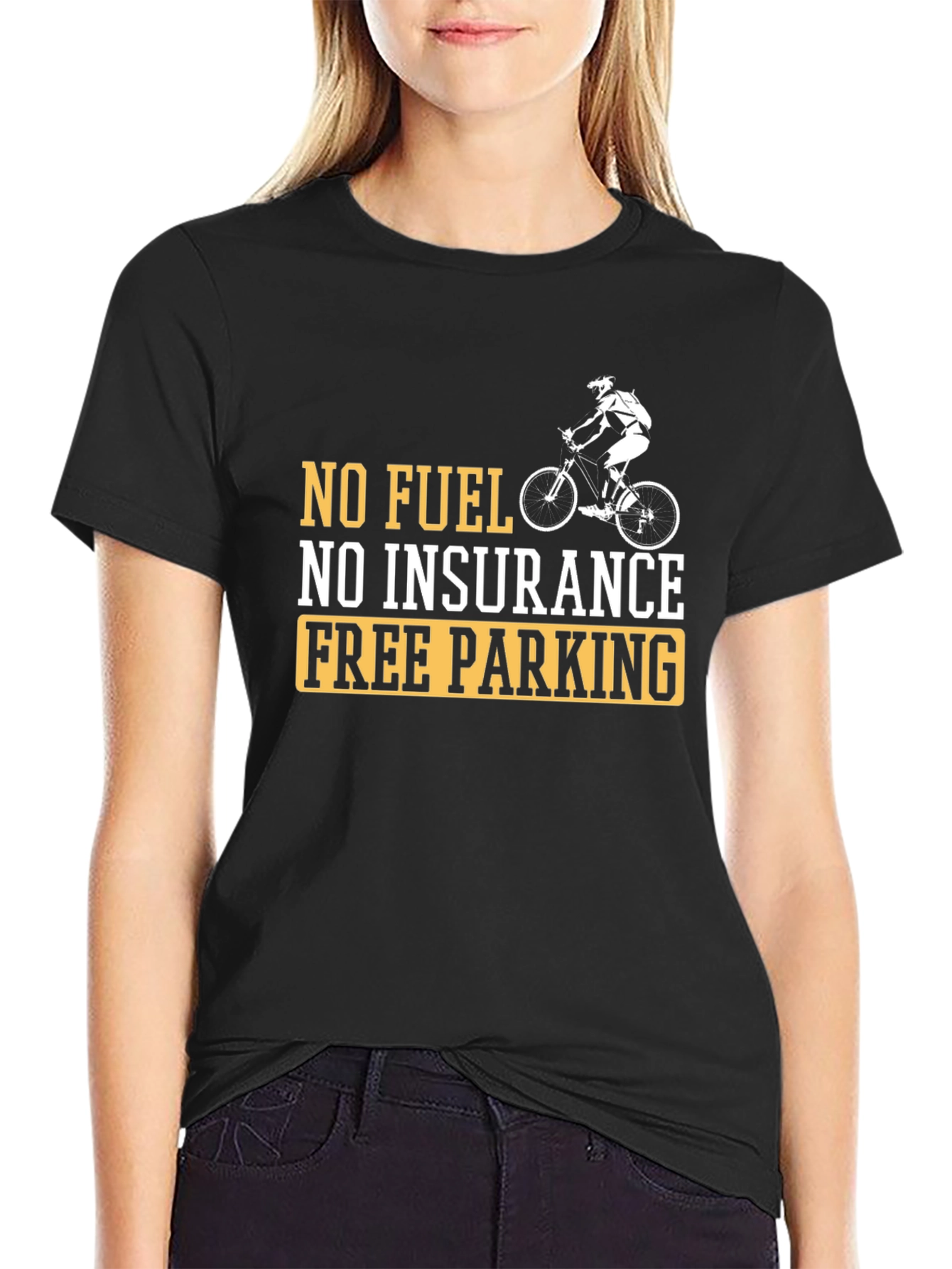 No Fuel No Insurance Free Parking T-Shirt