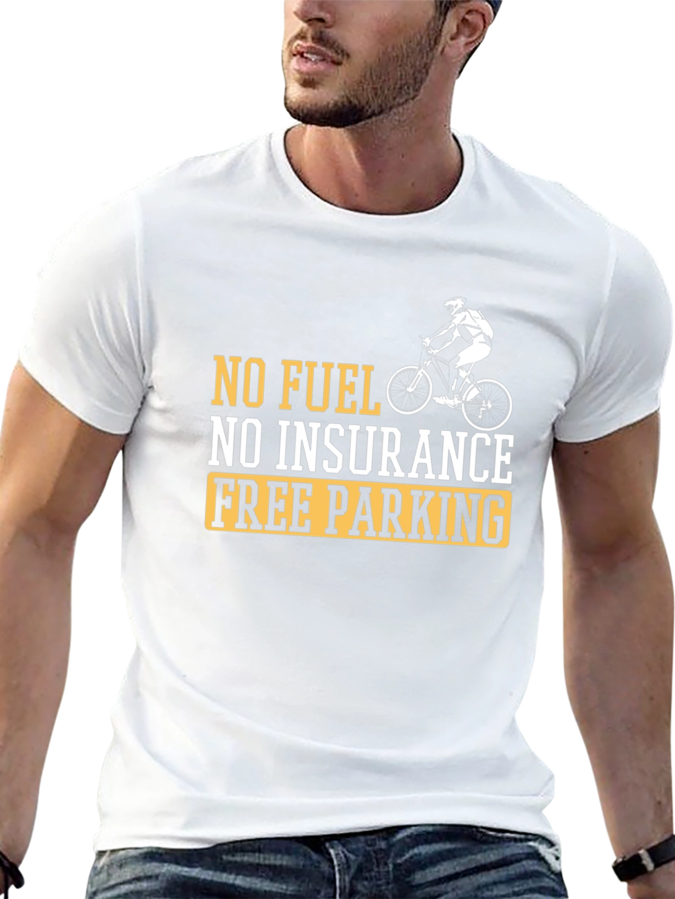 No Fuel No Insurance Free Parking T-Shirt