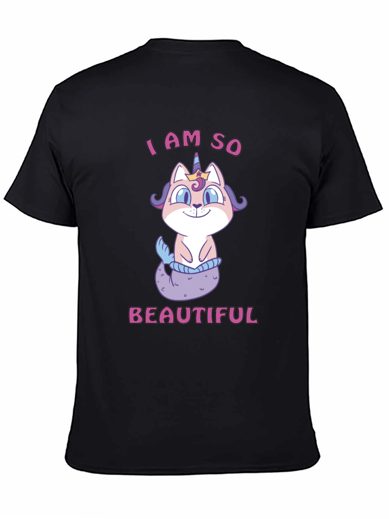 Cute Cat Mermaid Unicorn T-Shirt