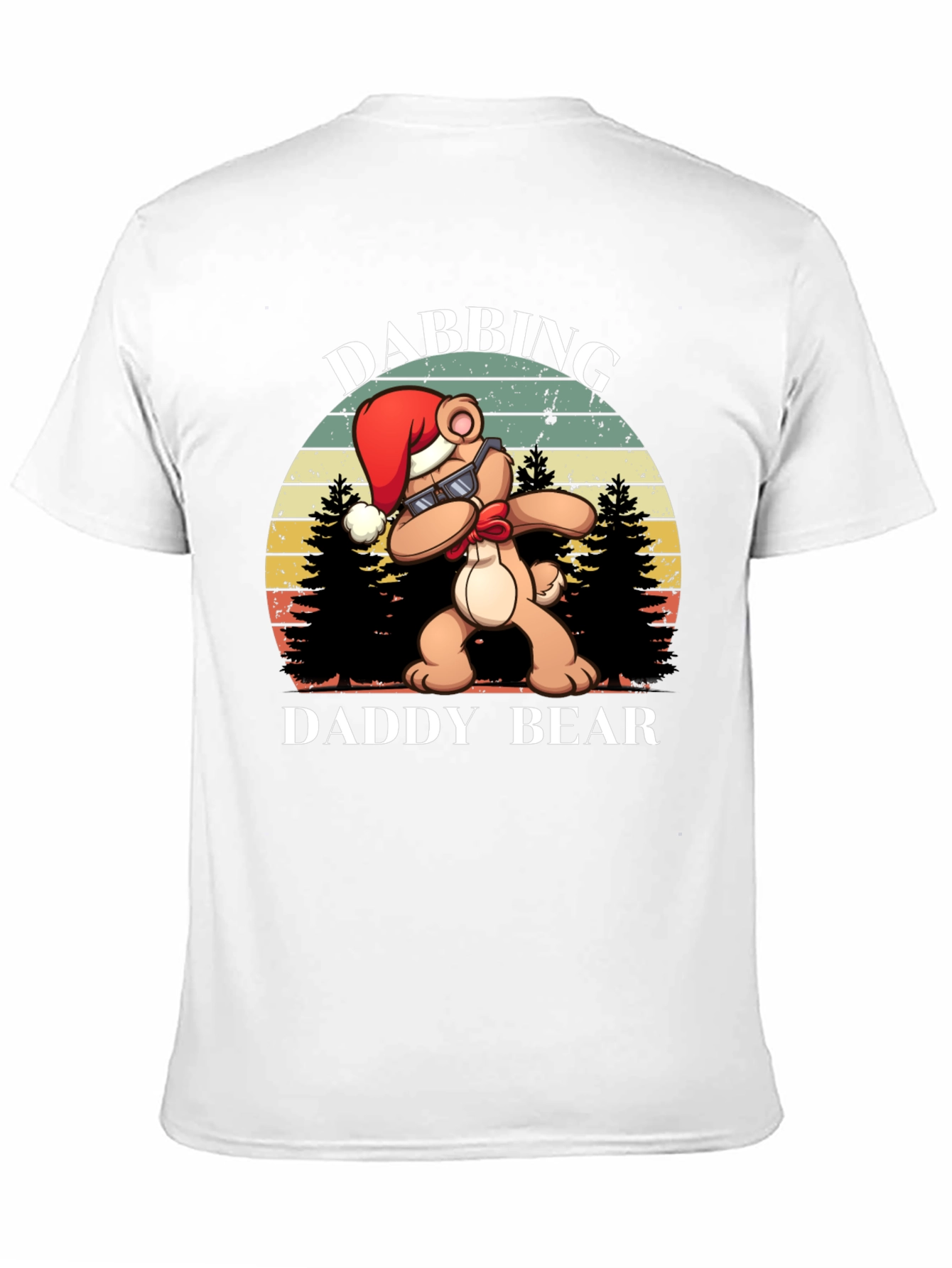 Dabbing Daddy Bear Christmas T-Shirt