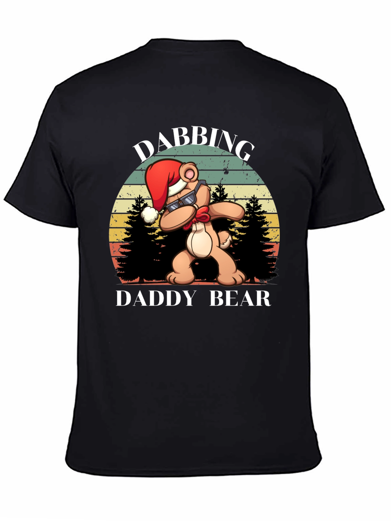 Dabbing Daddy Bear Christmas T-Shirt