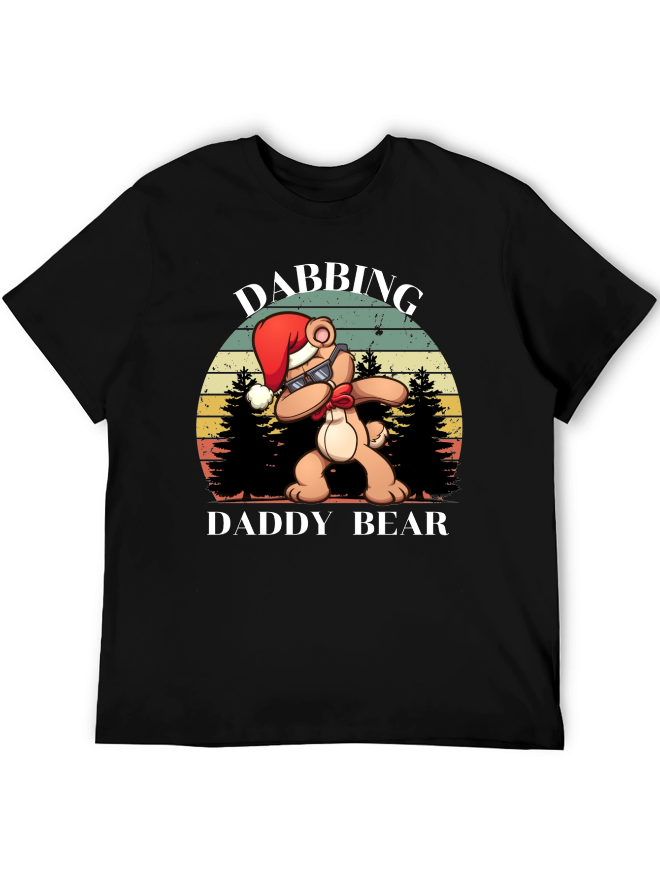 Dabbing Daddy Bear Christmas T-Shirt