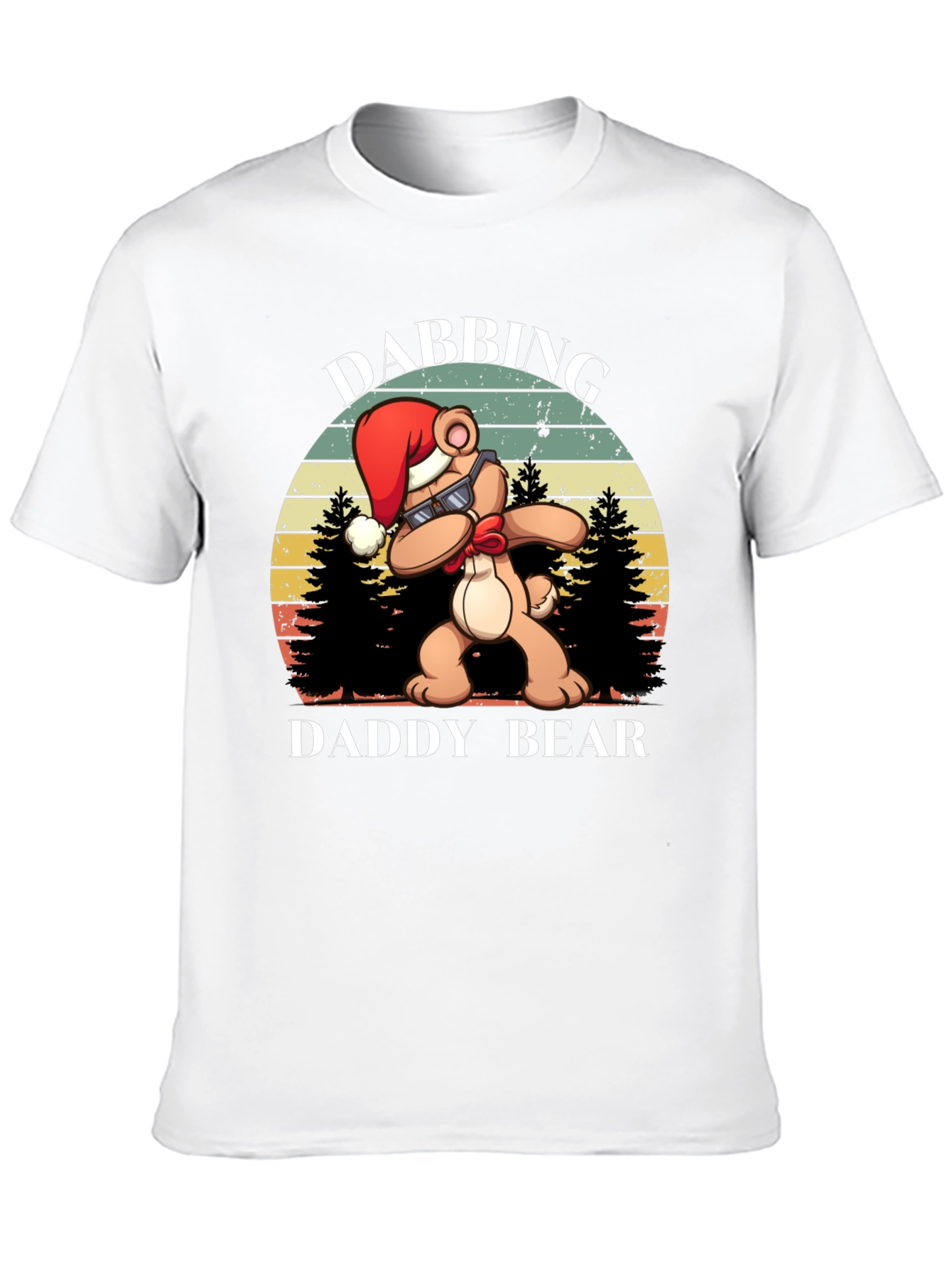Dabbing Daddy Bear Christmas T-Shirt