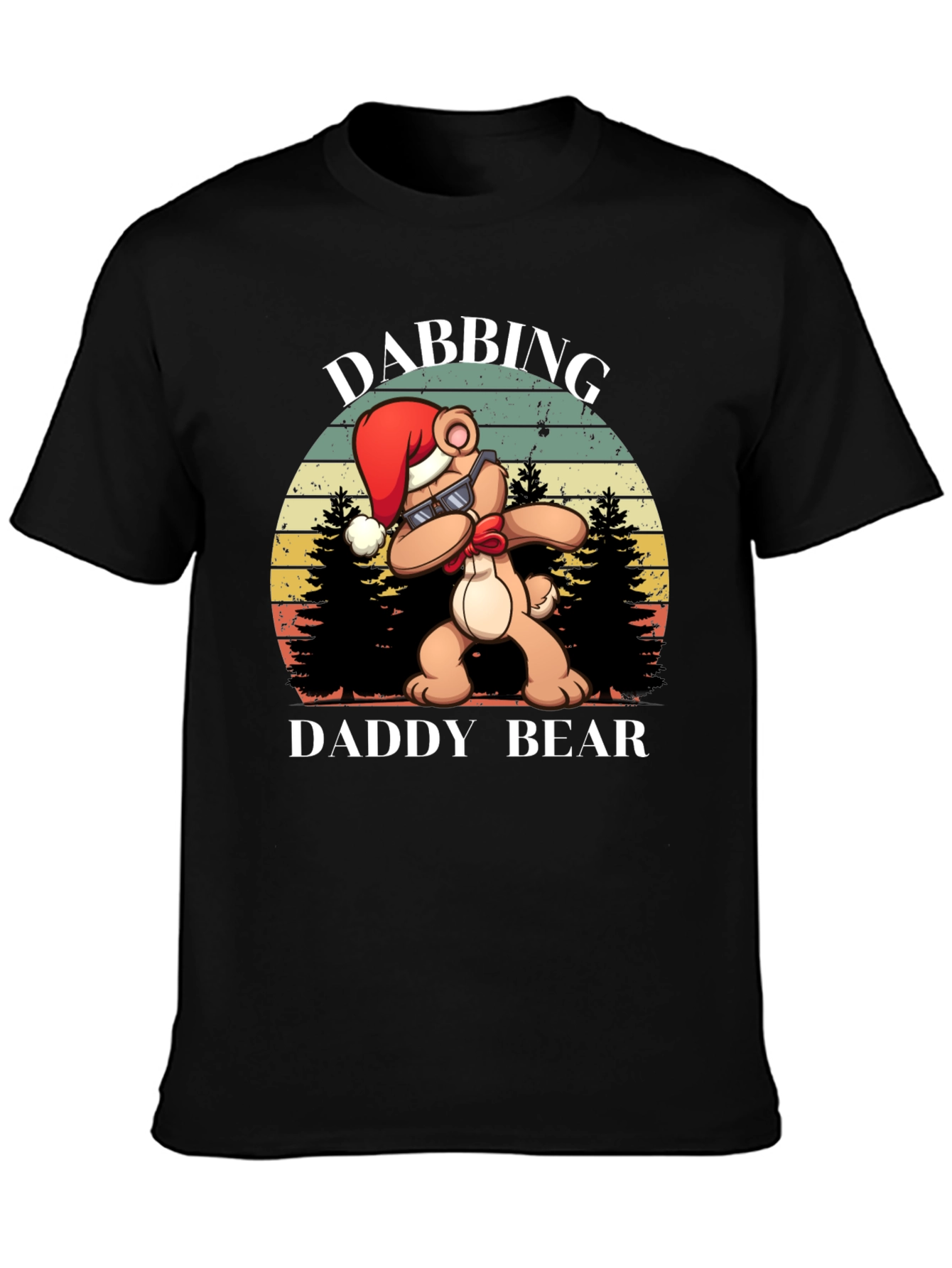 Dabbing Daddy Bear Christmas T-Shirt