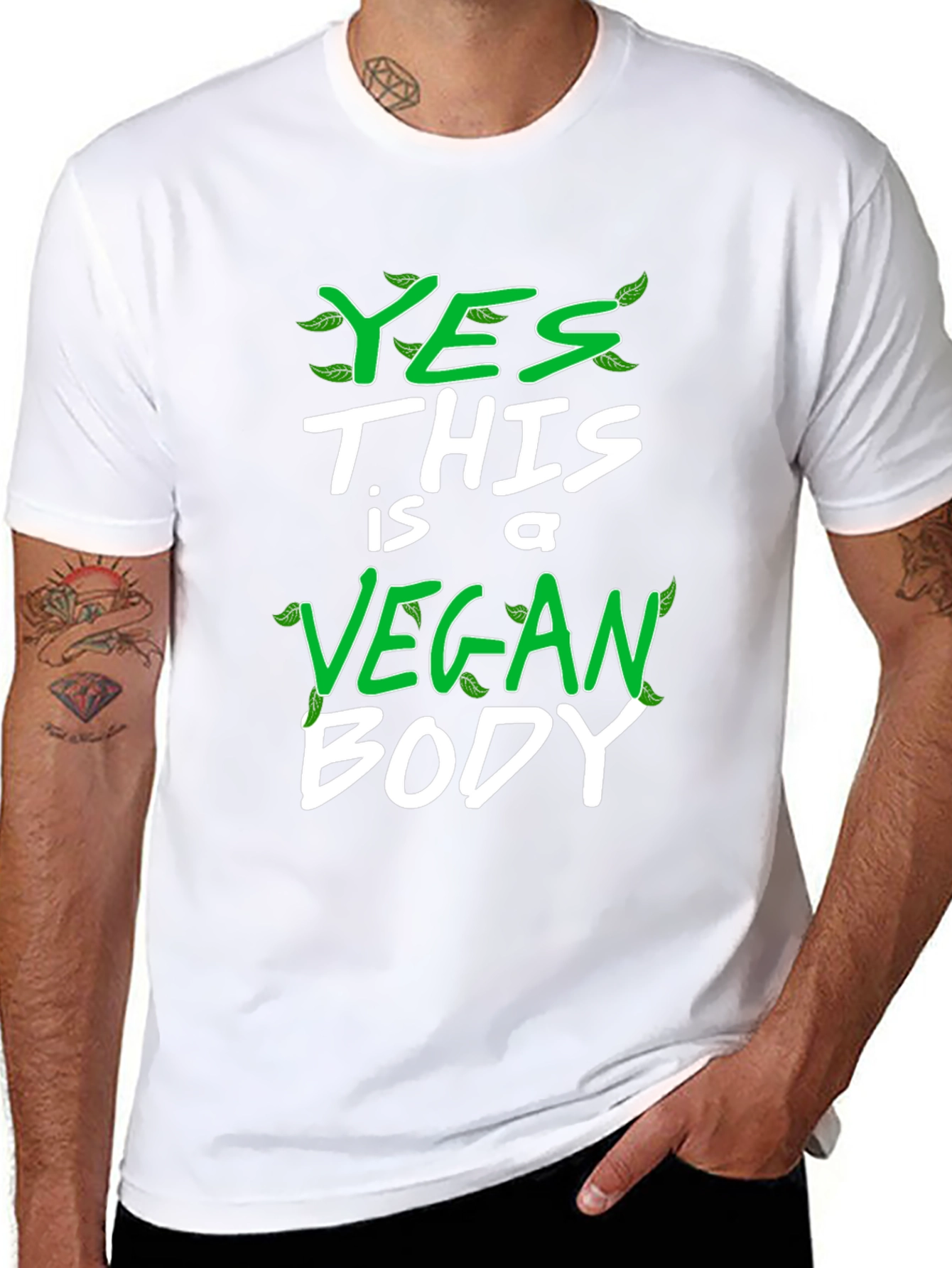 Vegan Body T-Shirt - Black