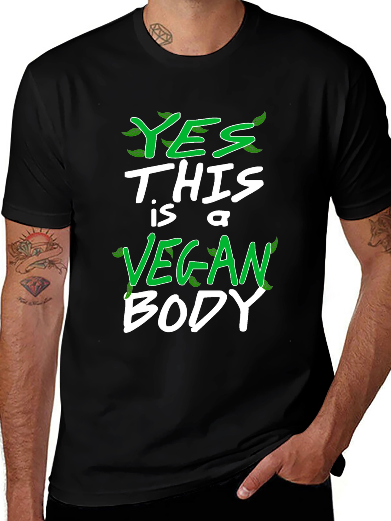 Vegan Body T-Shirt - Black