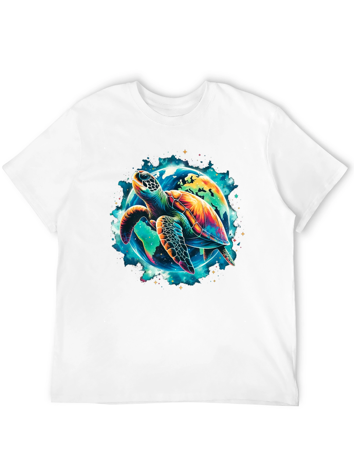 Turtle Planet Graphic Tee - Save the Earth