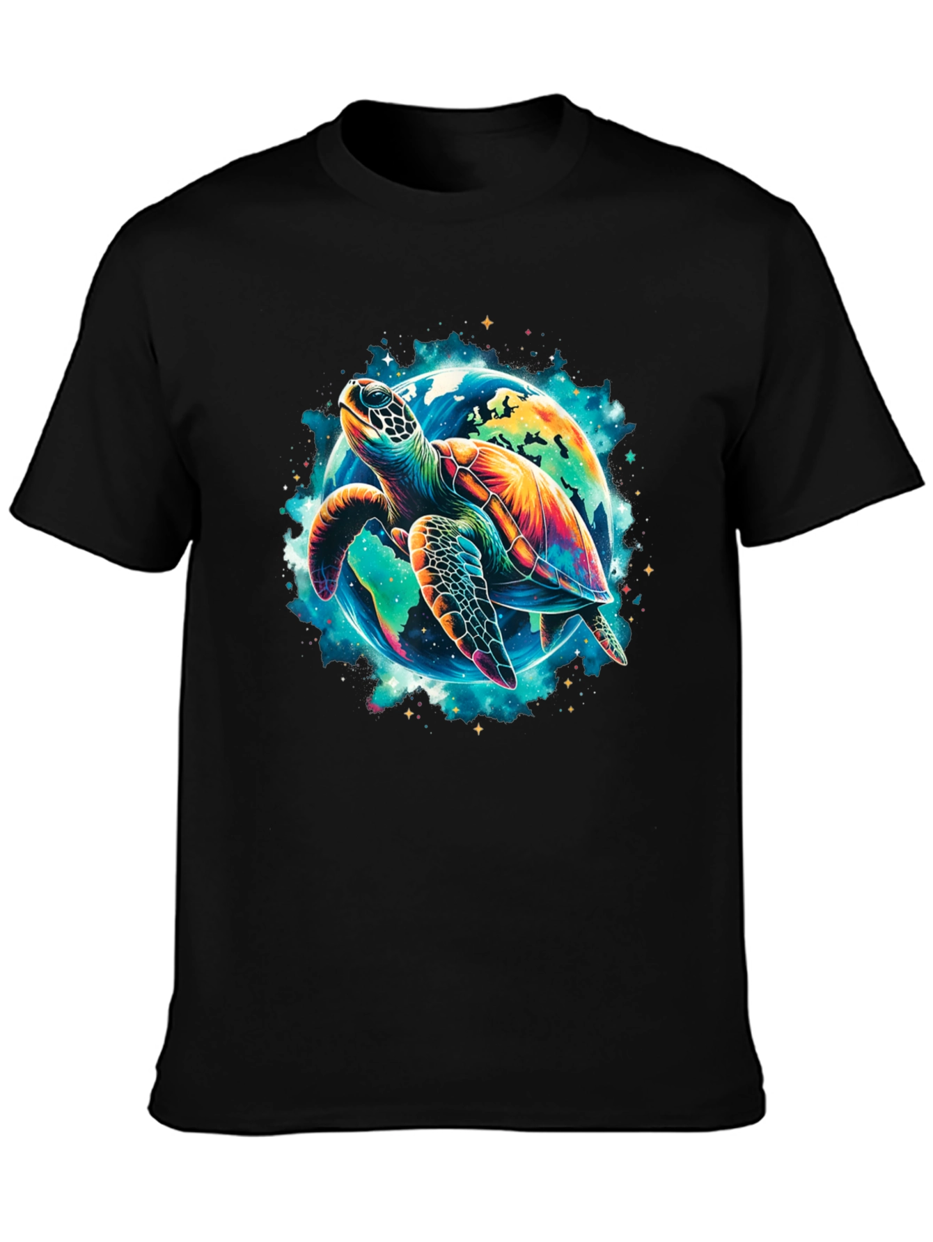Turtle Planet Graphic Tee - Save the Earth