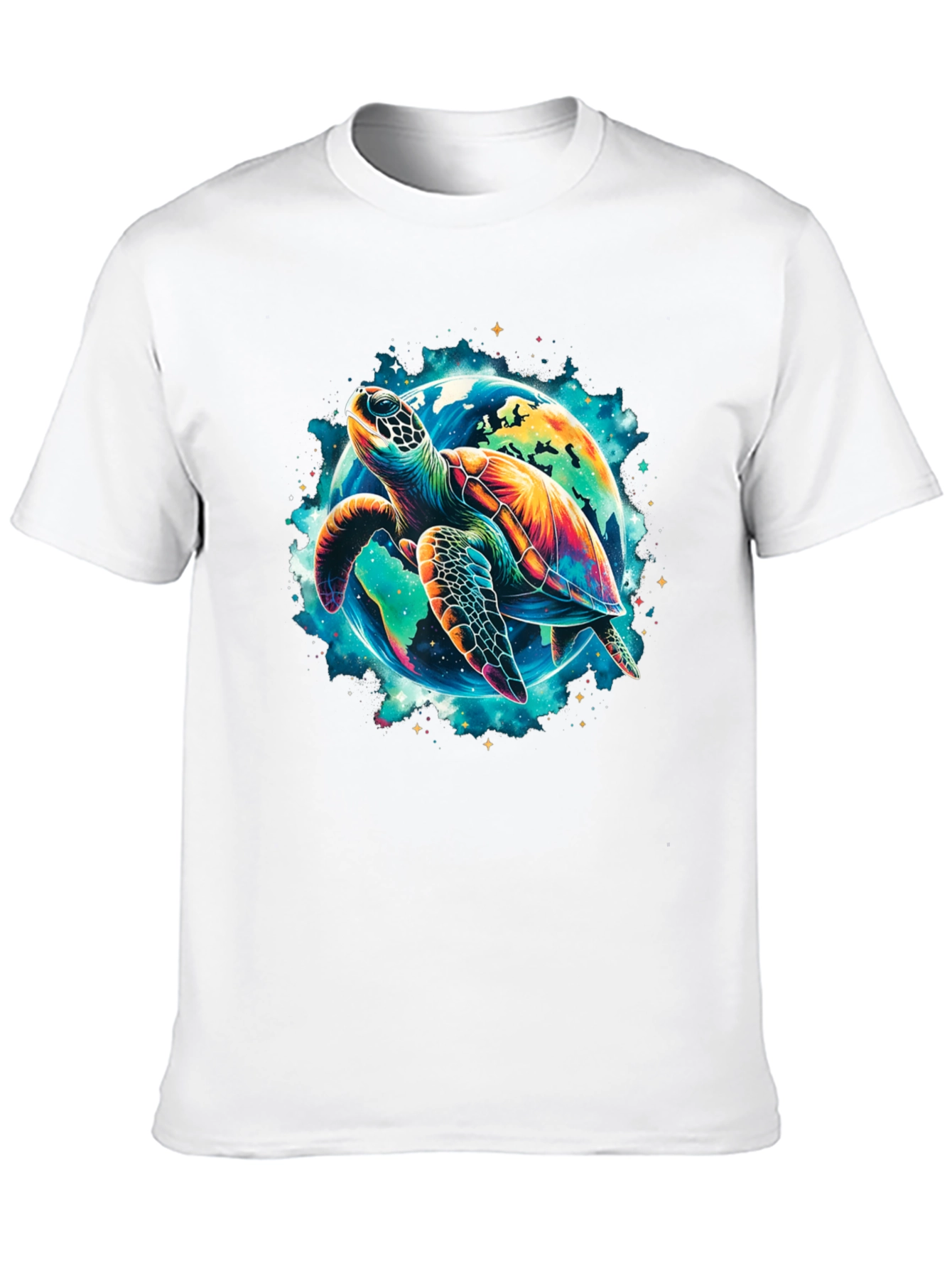 Turtle Planet Graphic Tee - Save the Earth