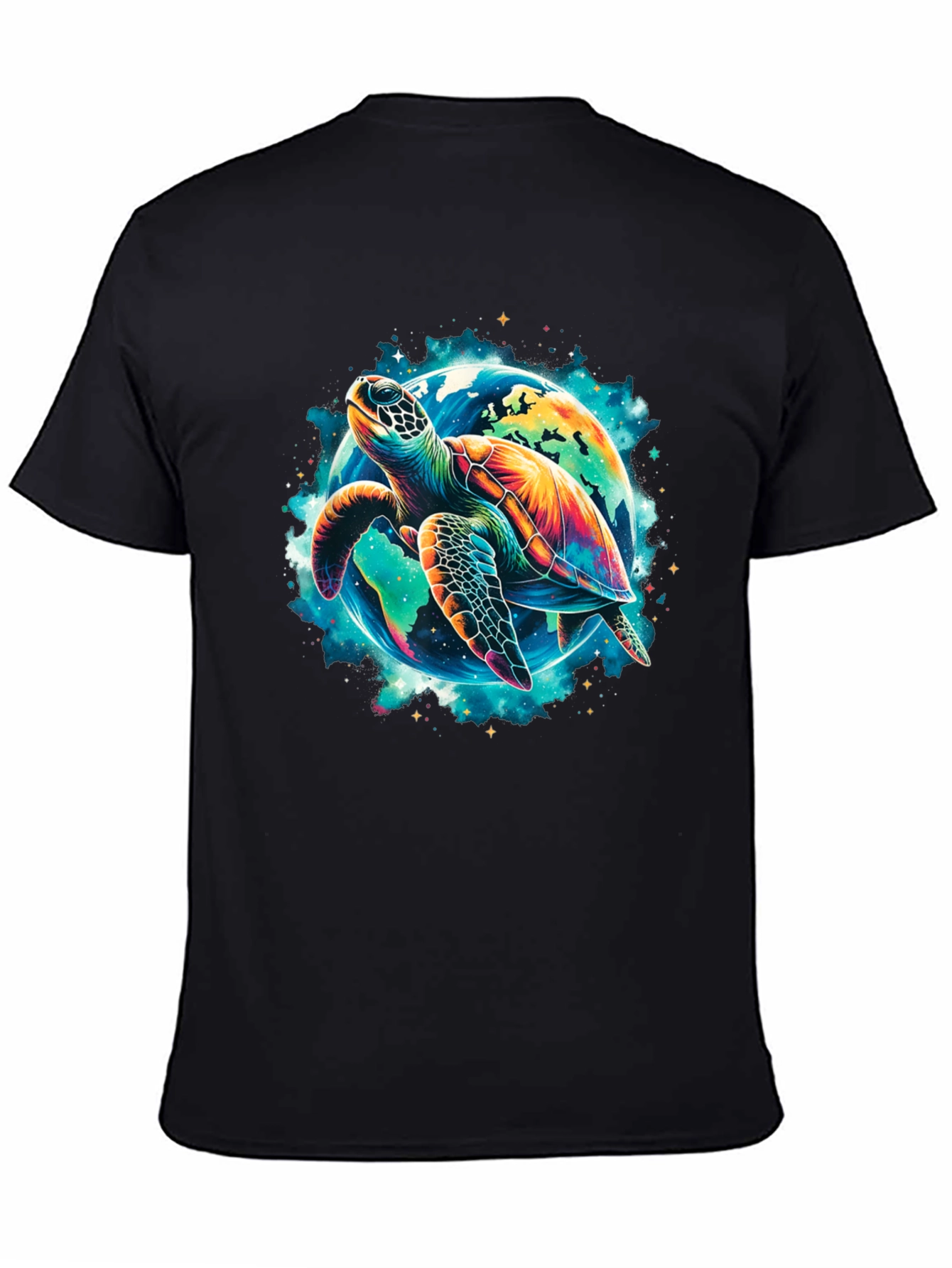 Turtle Planet Graphic Tee - Save the Earth