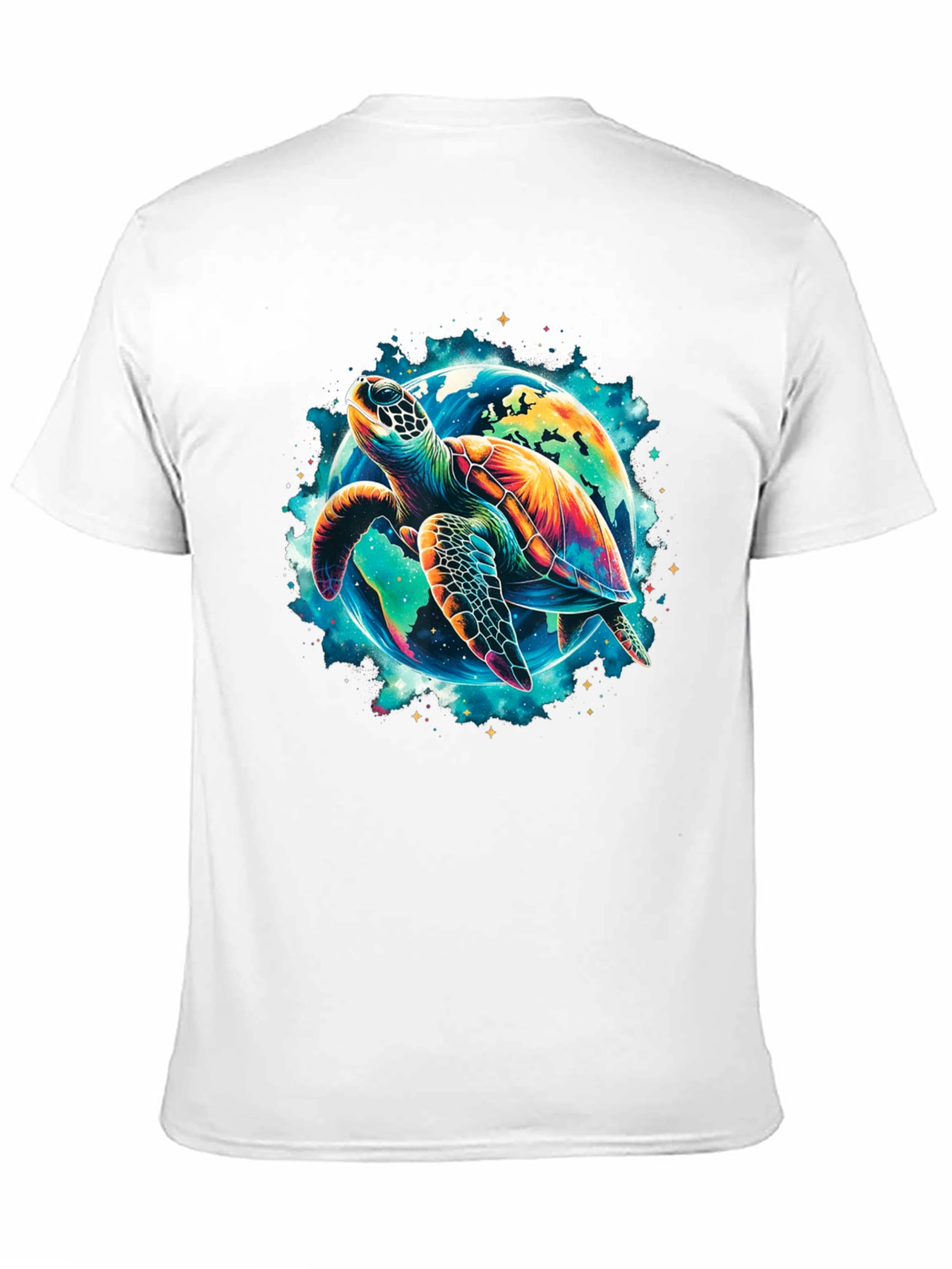 Turtle Planet Graphic Tee - Save the Earth
