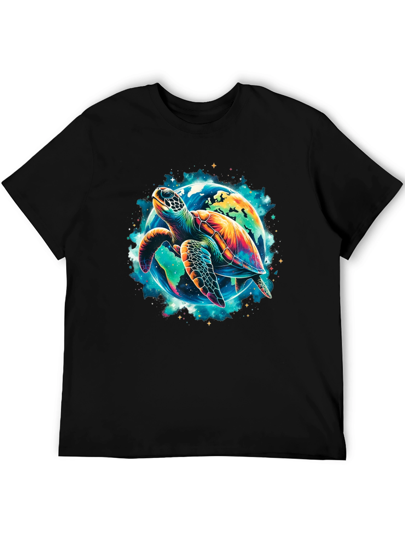 Turtle Planet Graphic Tee - Save the Earth