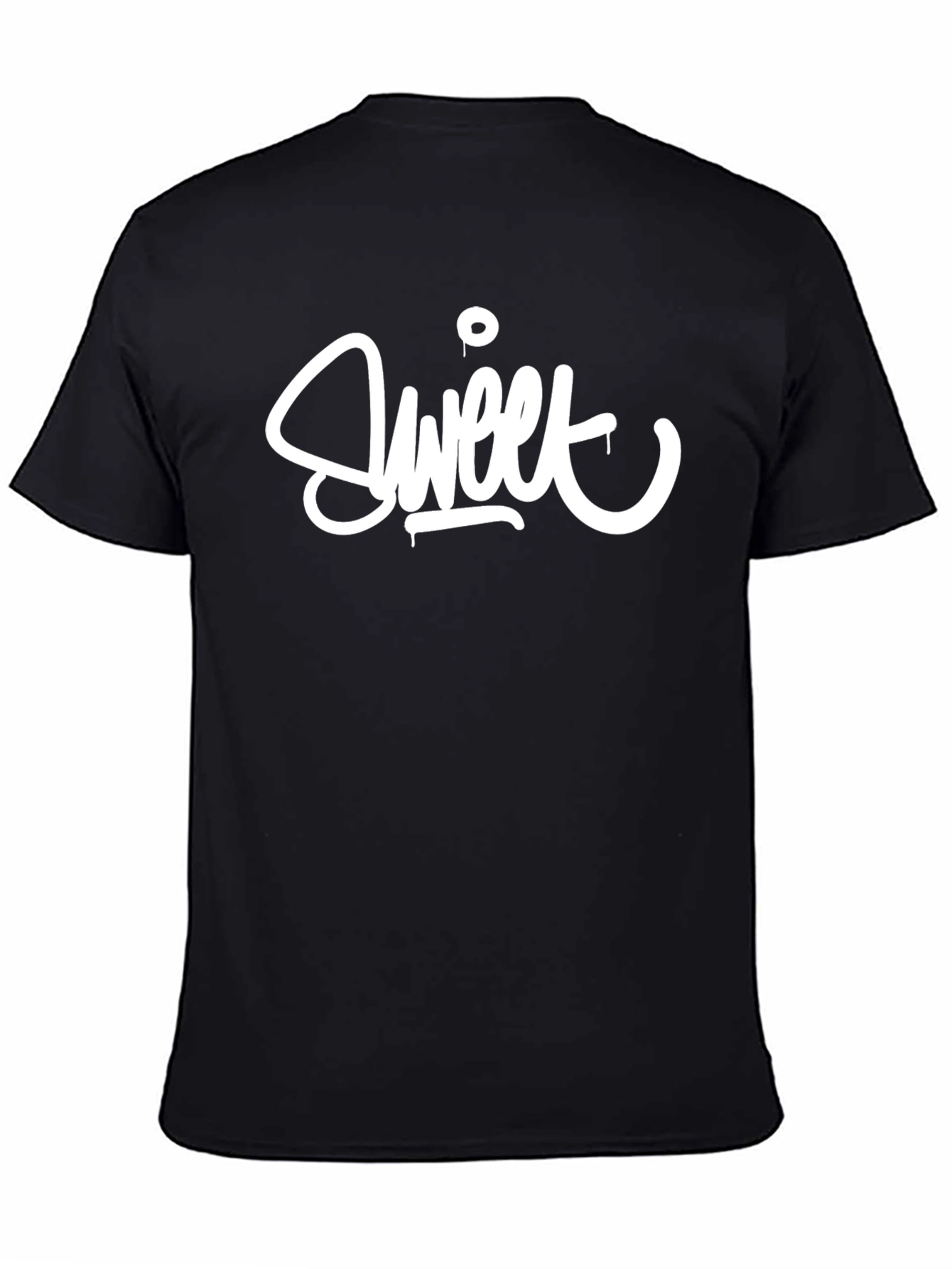 Sweet Graphic T-Shirt - Black Stylish Mens Tee