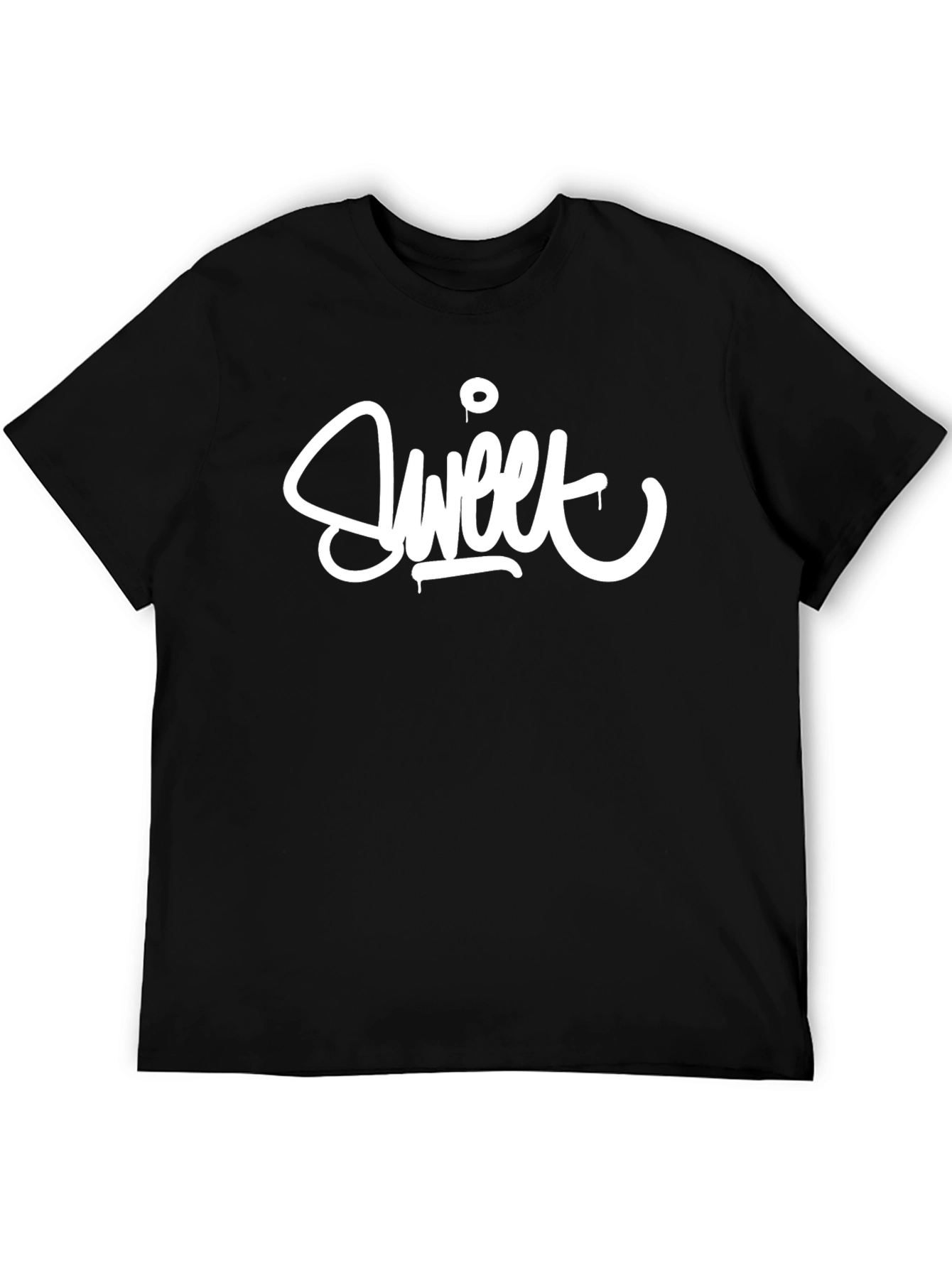 Sweet Graphic T-Shirt - Black Stylish Mens Tee