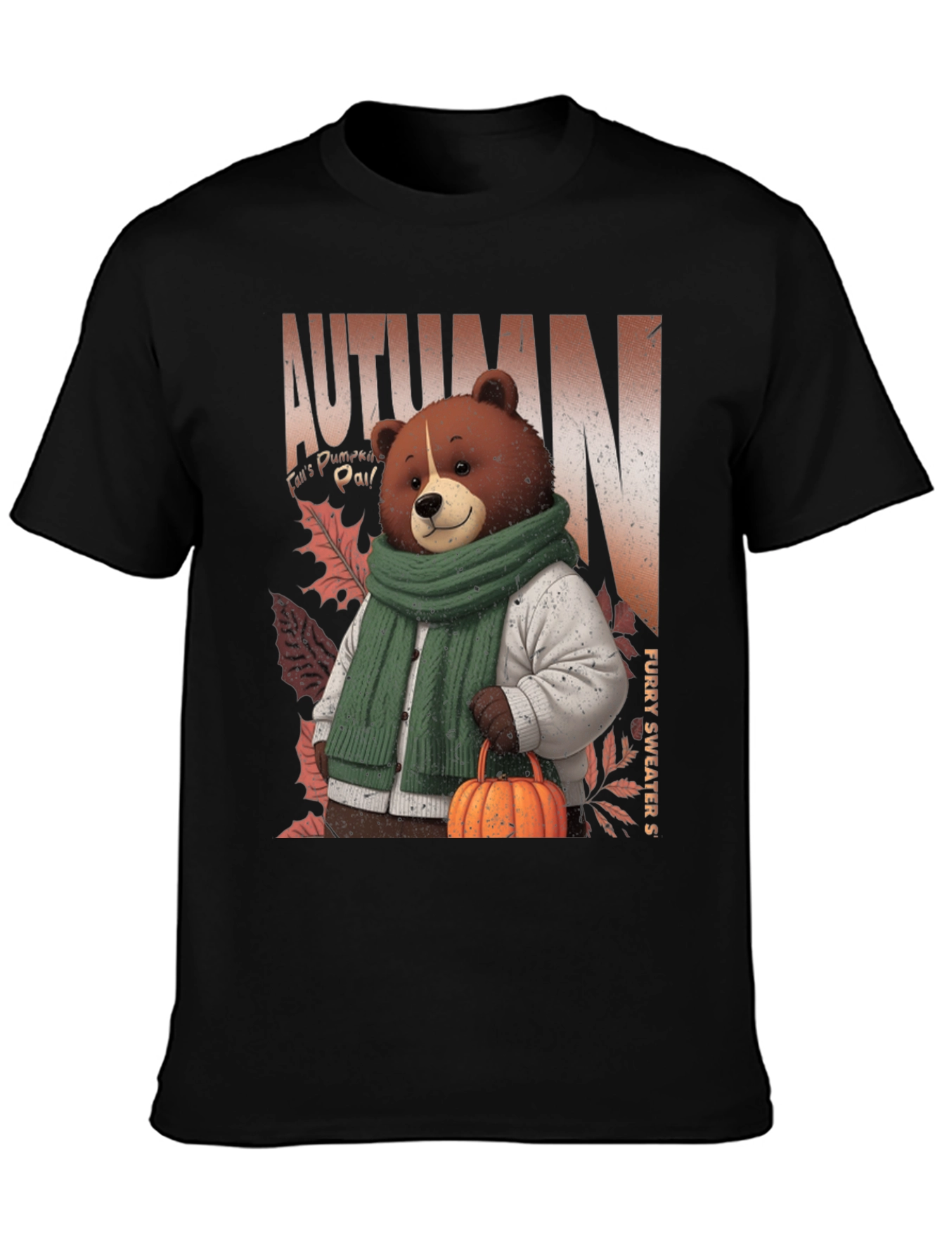 Autumn Bear T-Shirt - Cozy Fall Vibes
