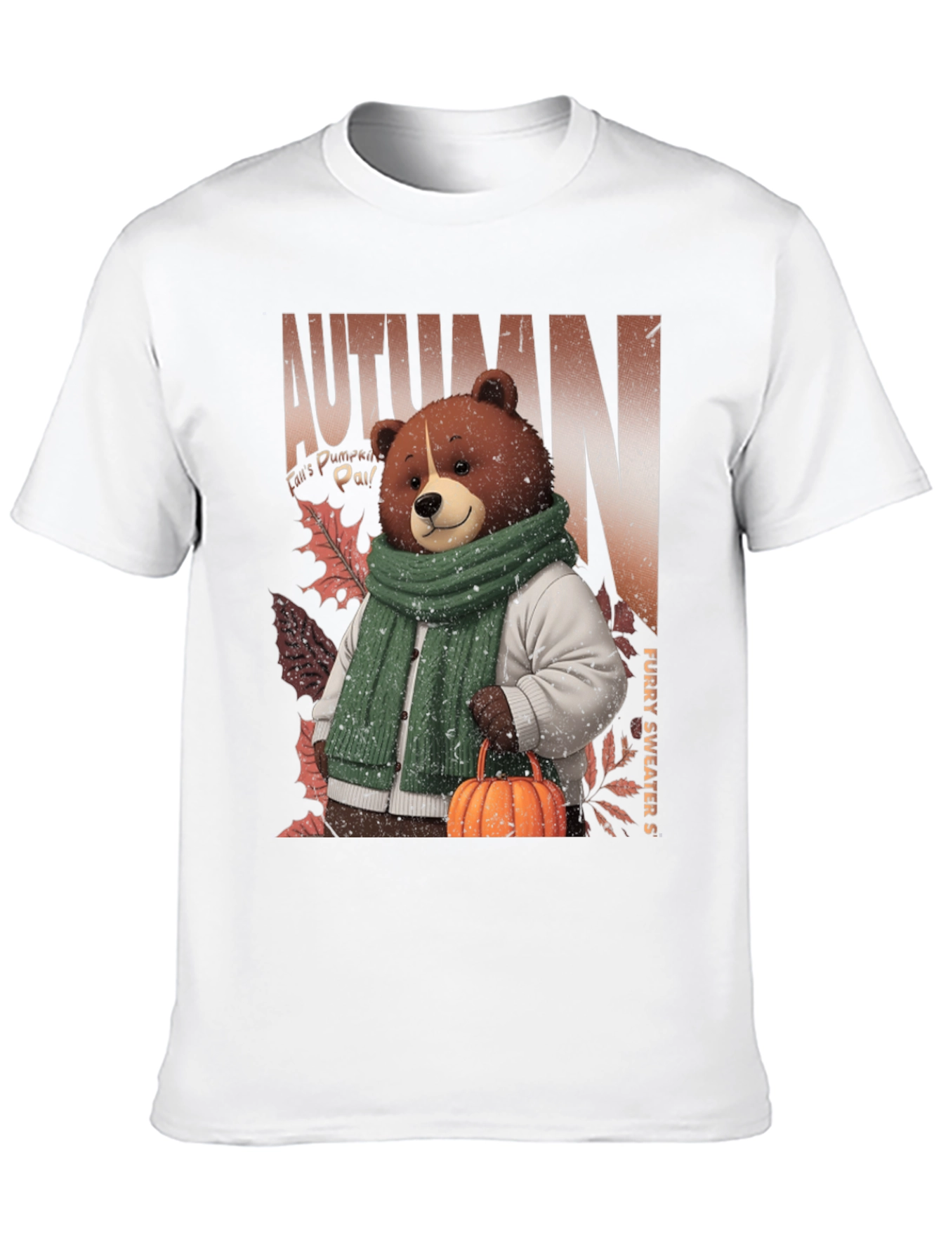 Autumn Bear T-Shirt - Cozy Fall Vibes