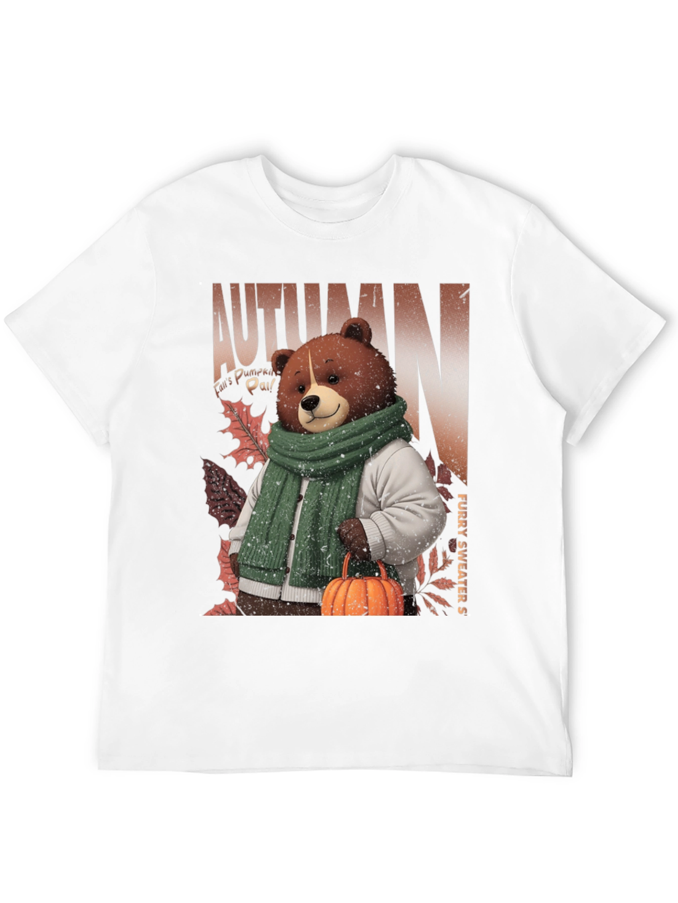 Autumn Bear T-Shirt - Cozy Fall Vibes