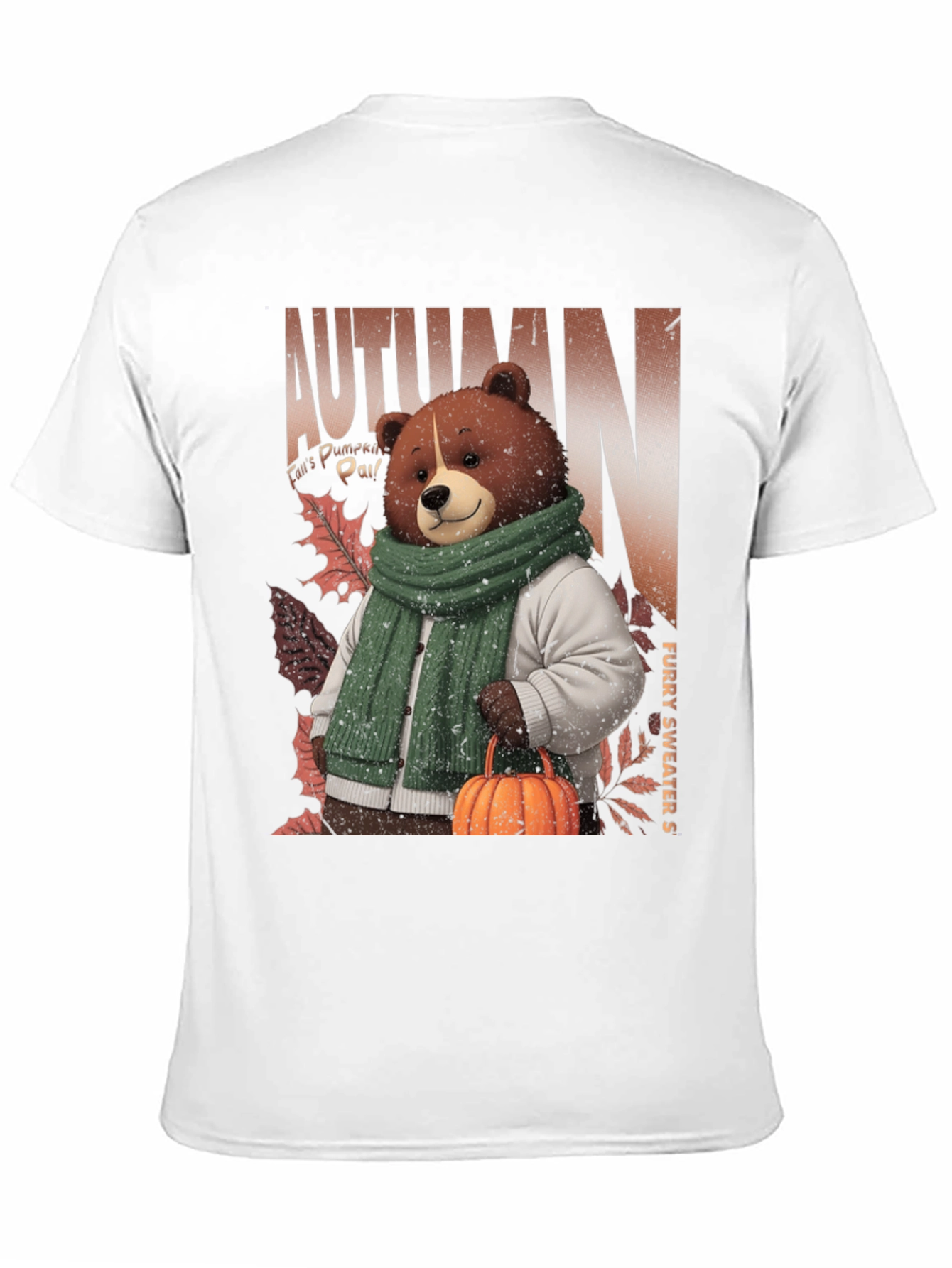 Autumn Bear T-Shirt - Cozy Fall Vibes