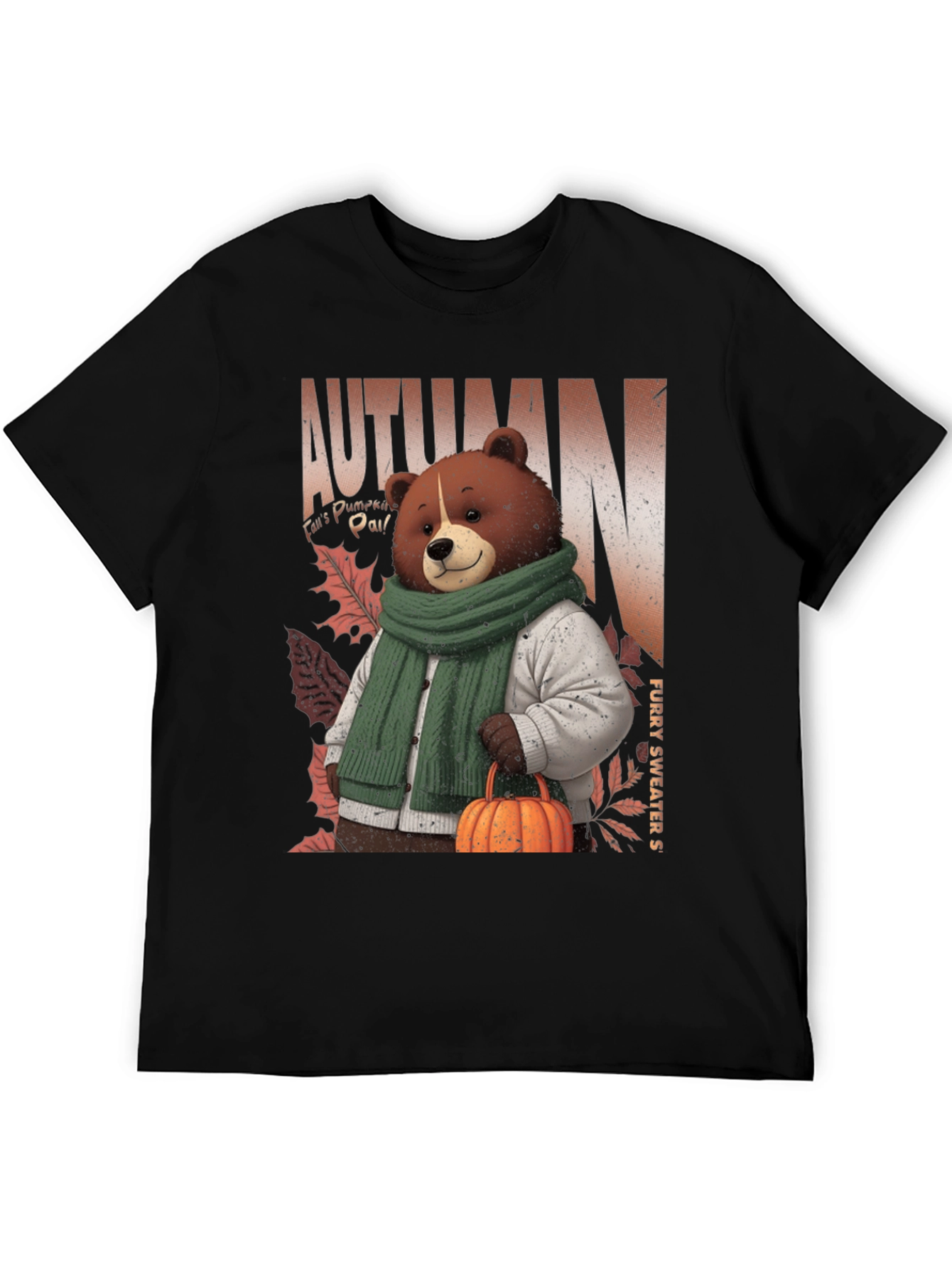 Autumn Bear T-Shirt - Cozy Fall Vibes