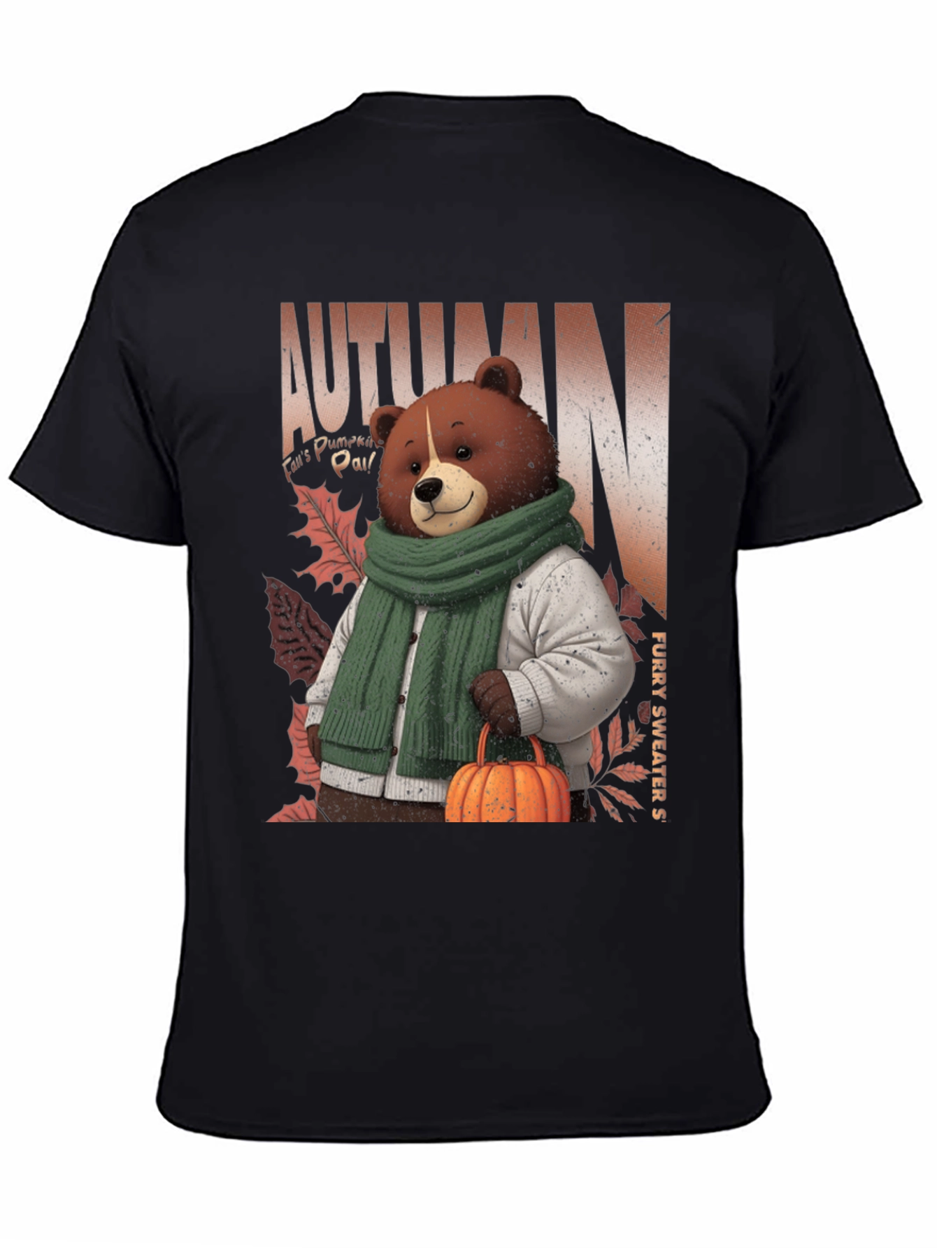 Autumn Bear T-Shirt - Cozy Fall Vibes