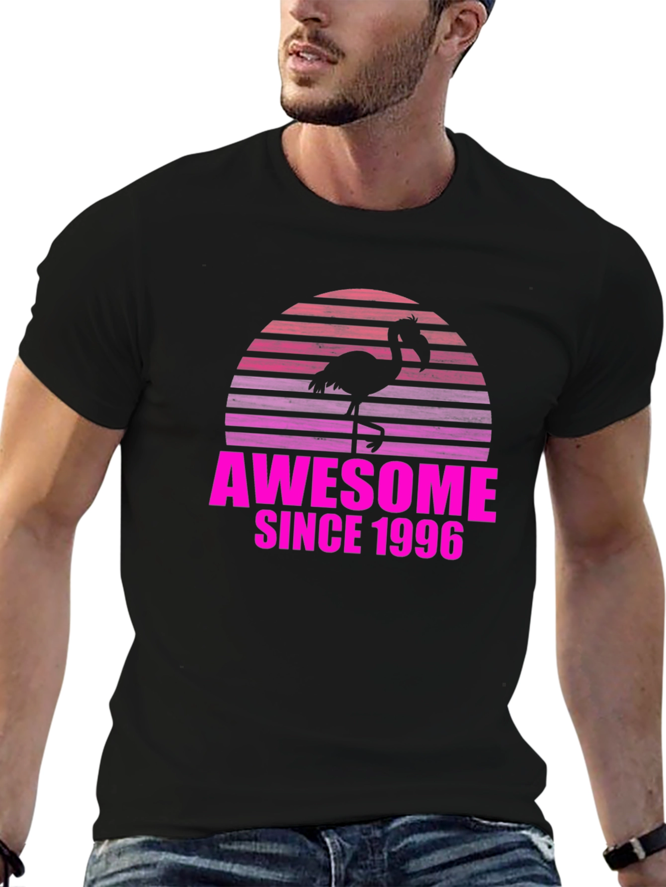 Awesome Since 1996 Flamingo T-Shirt