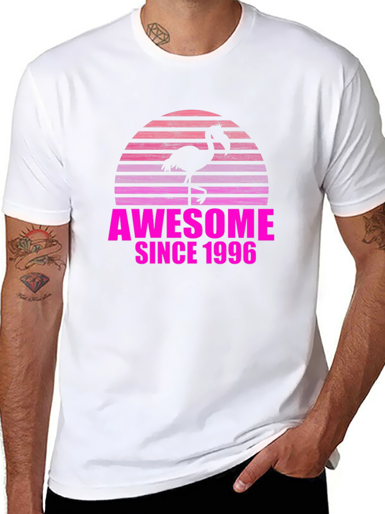 Awesome Since 1996 Flamingo T-Shirt