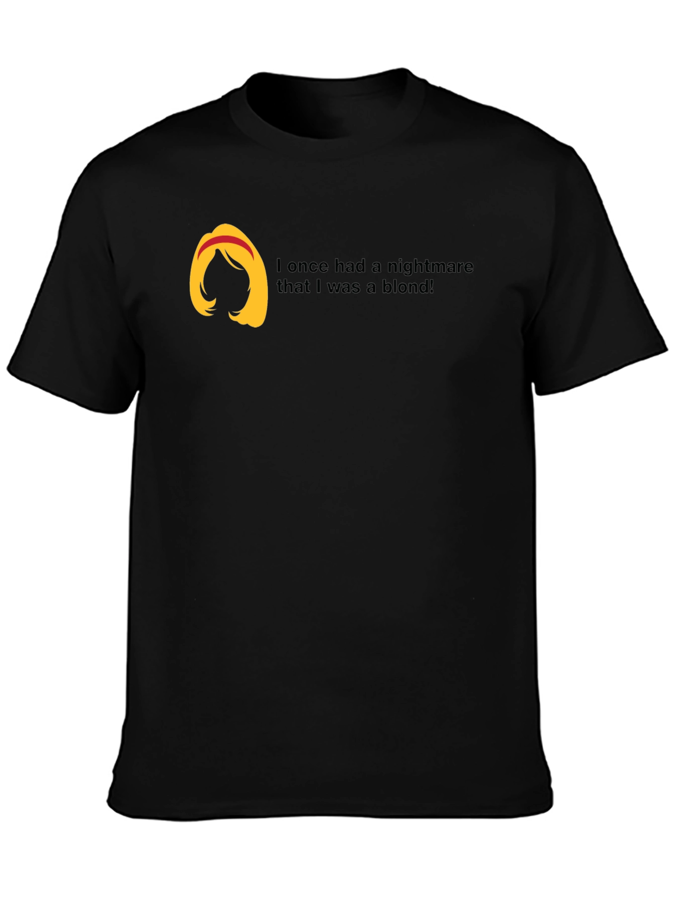 Brunette Nightmare T-Shirt Funny Hair Tee