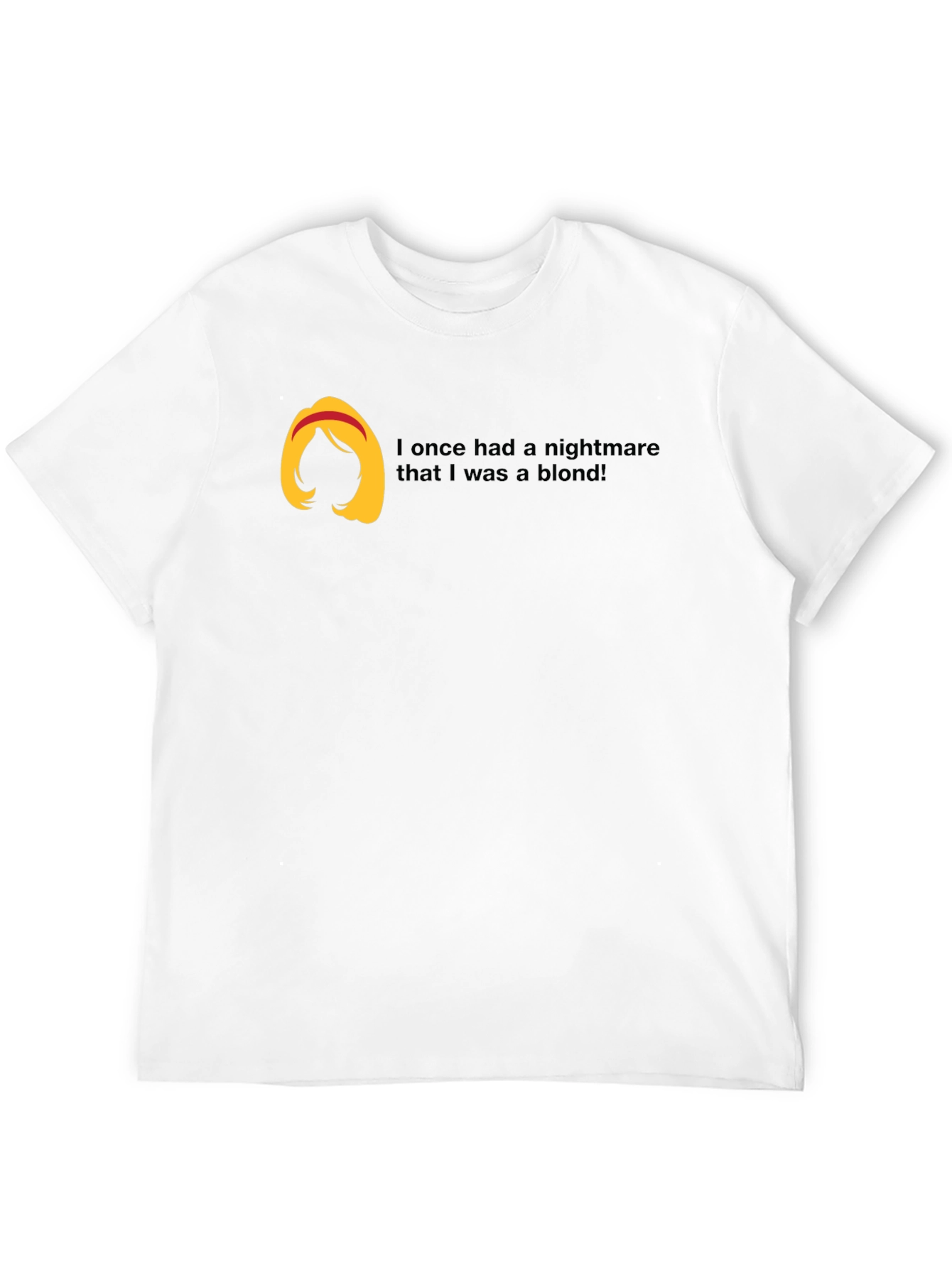 Brunette Nightmare T-Shirt Funny Hair Tee
