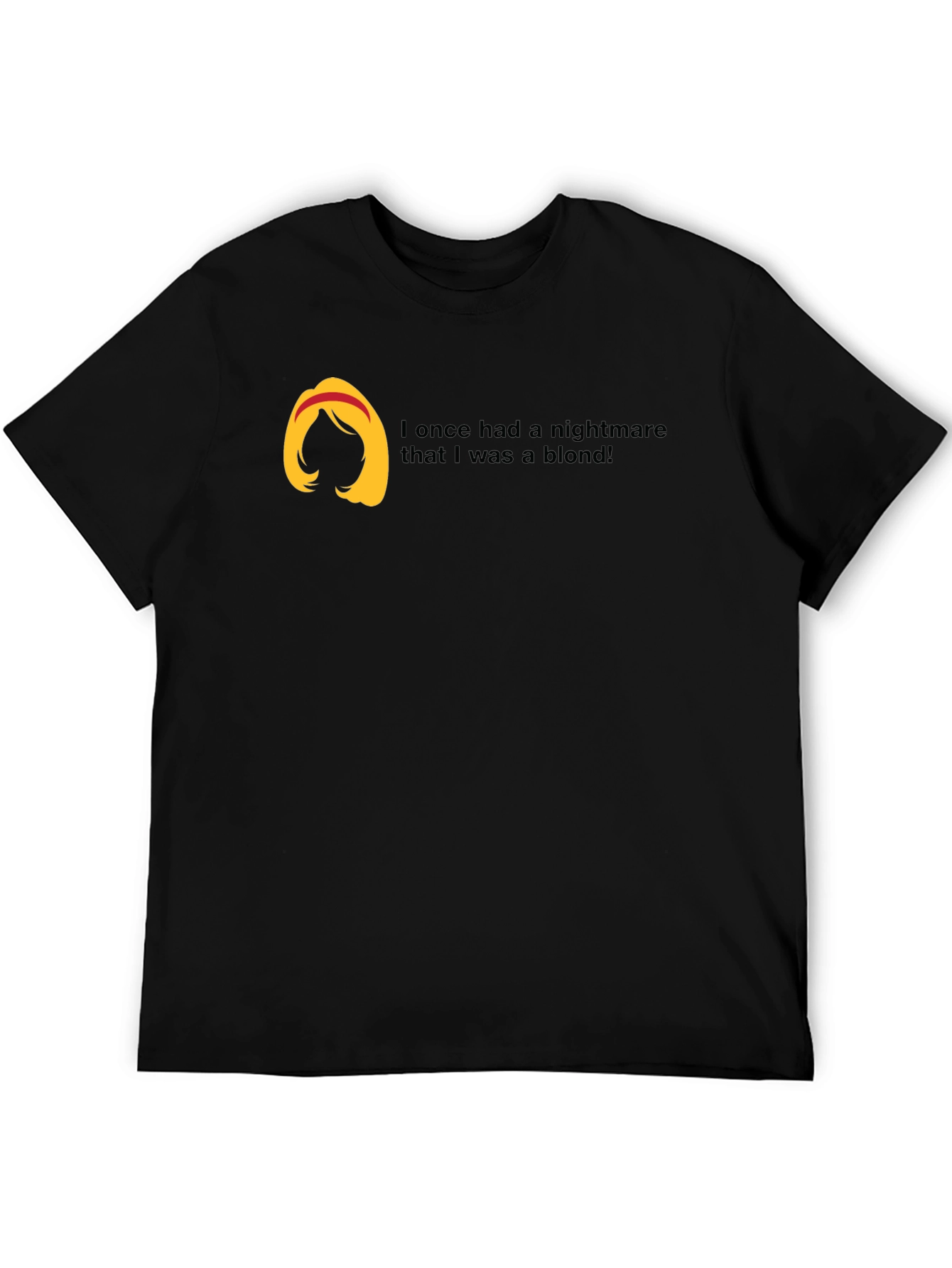 Brunette Nightmare T-Shirt Funny Hair Tee