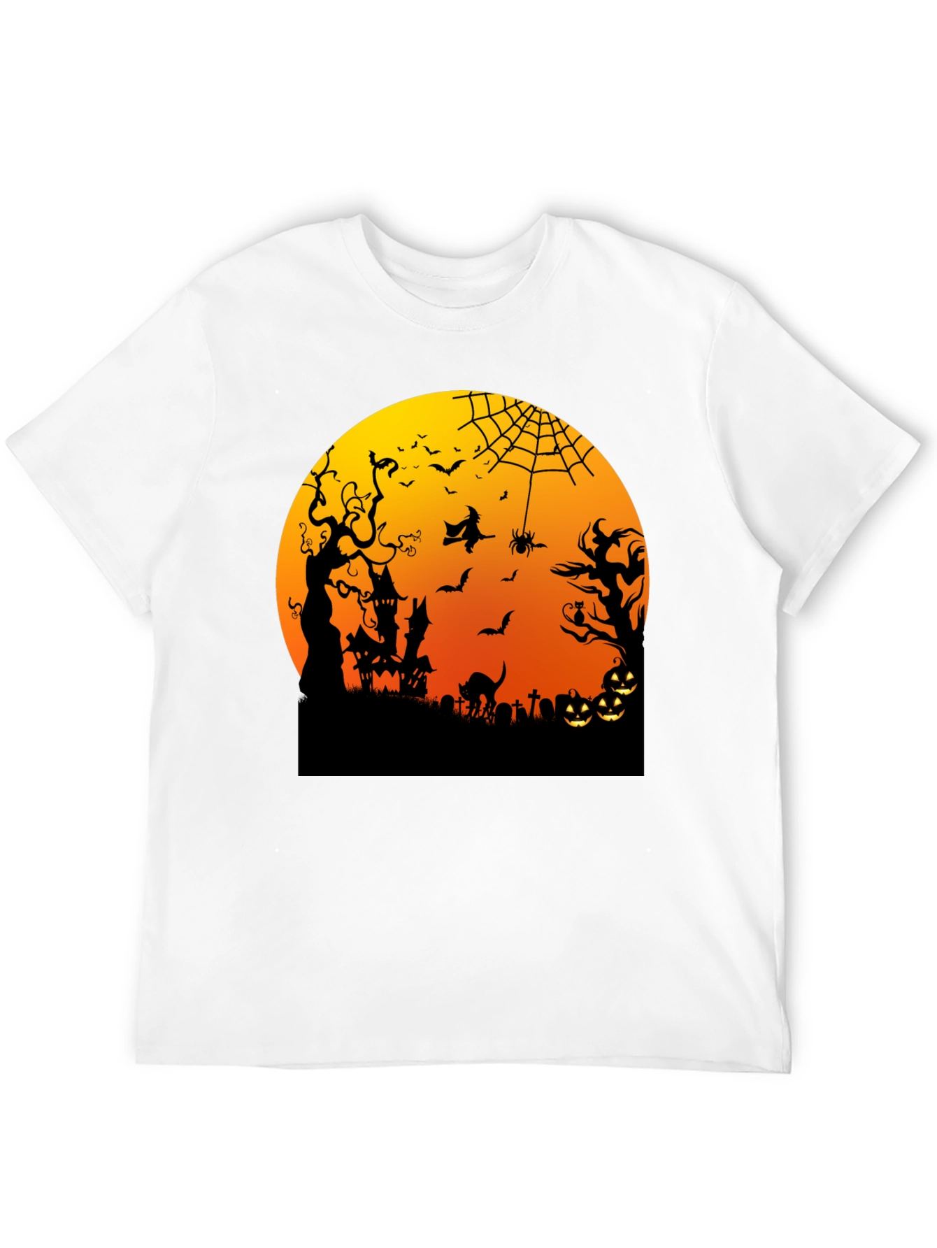 Halloween T-Shirt Spooky Night Scene