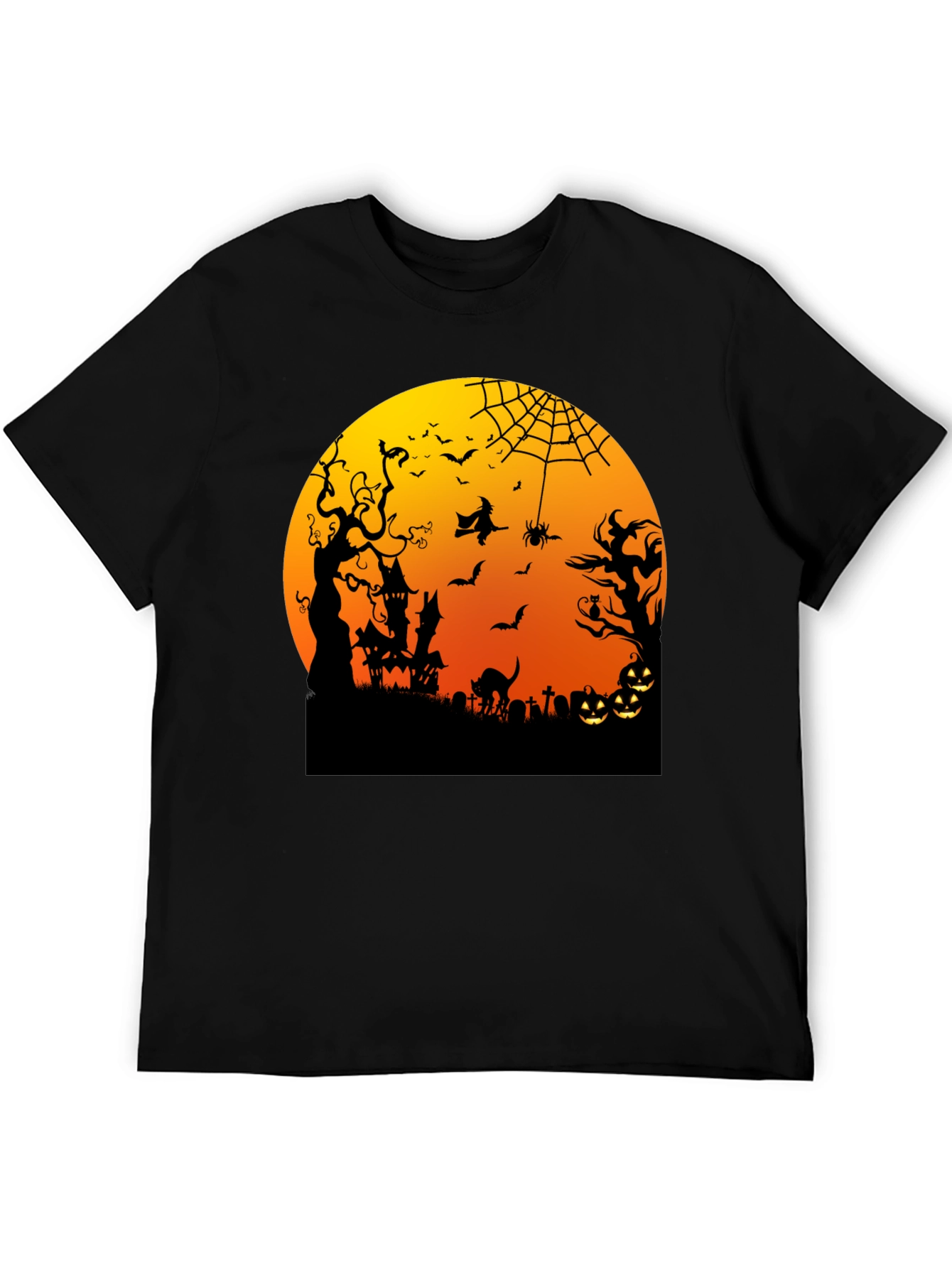 Halloween T-Shirt Spooky Night Scene