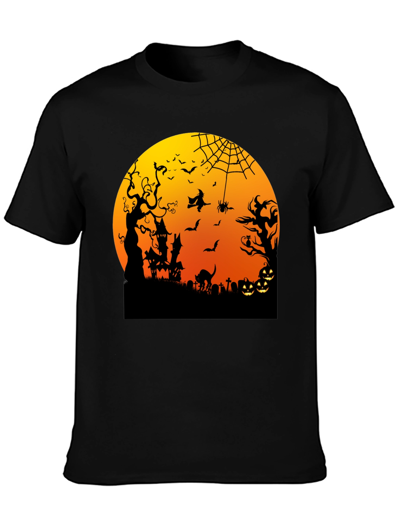 Halloween T-Shirt Spooky Night Scene