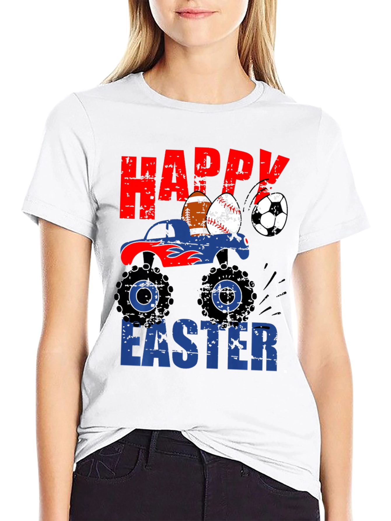 Happy Easter Monster Truck T-Shirt