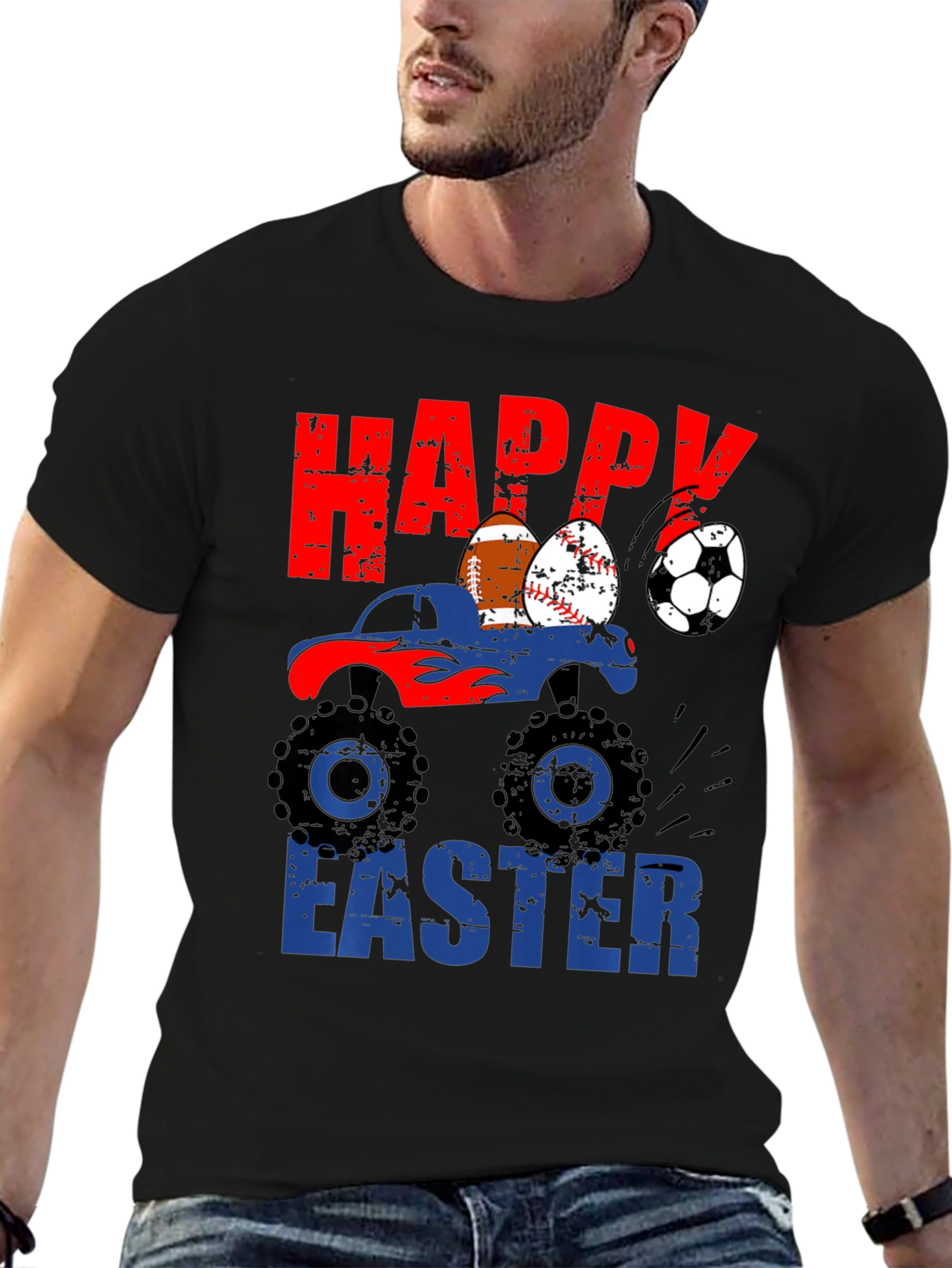 Happy Easter Monster Truck T-Shirt