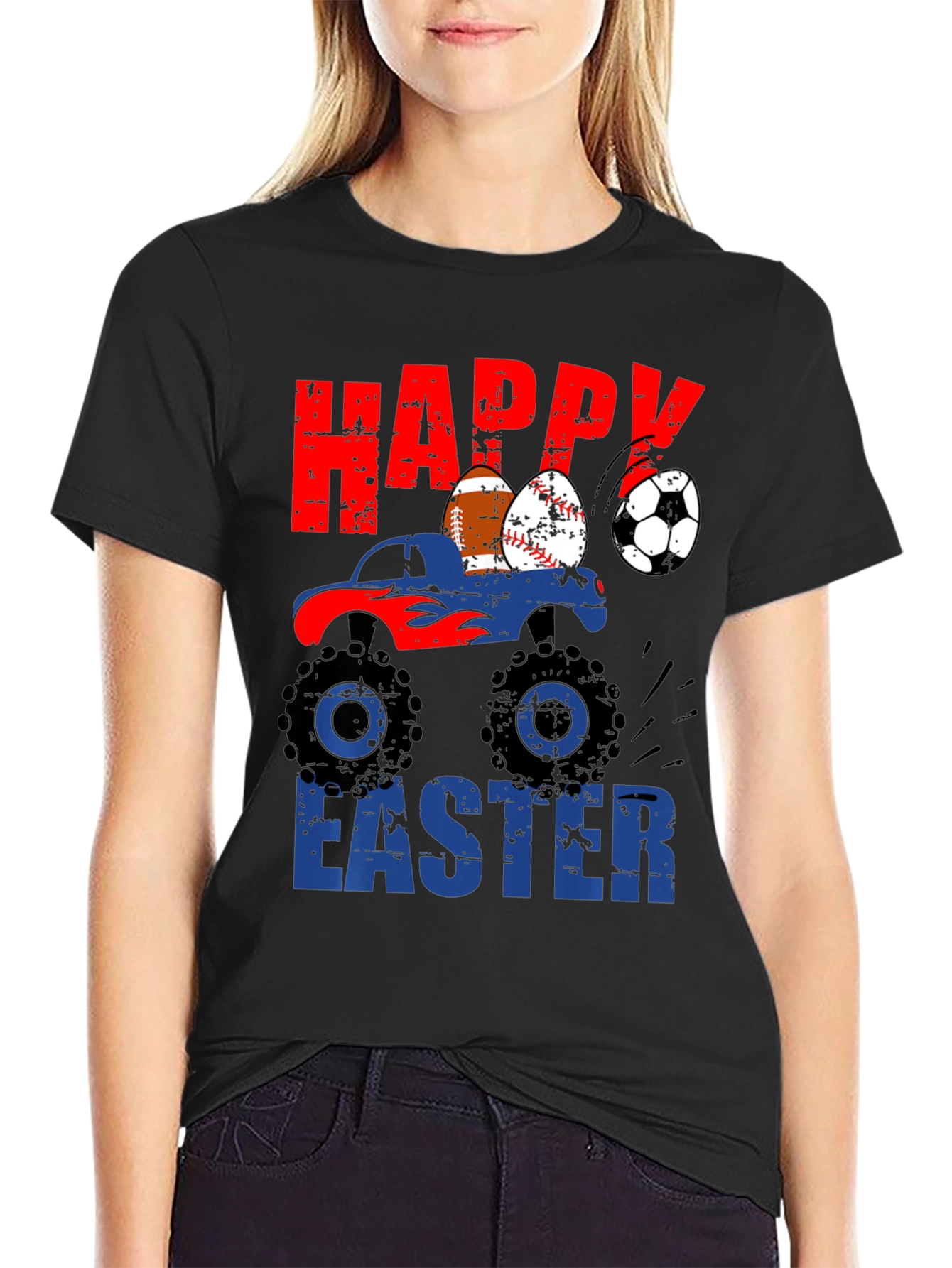 Happy Easter Monster Truck T-Shirt