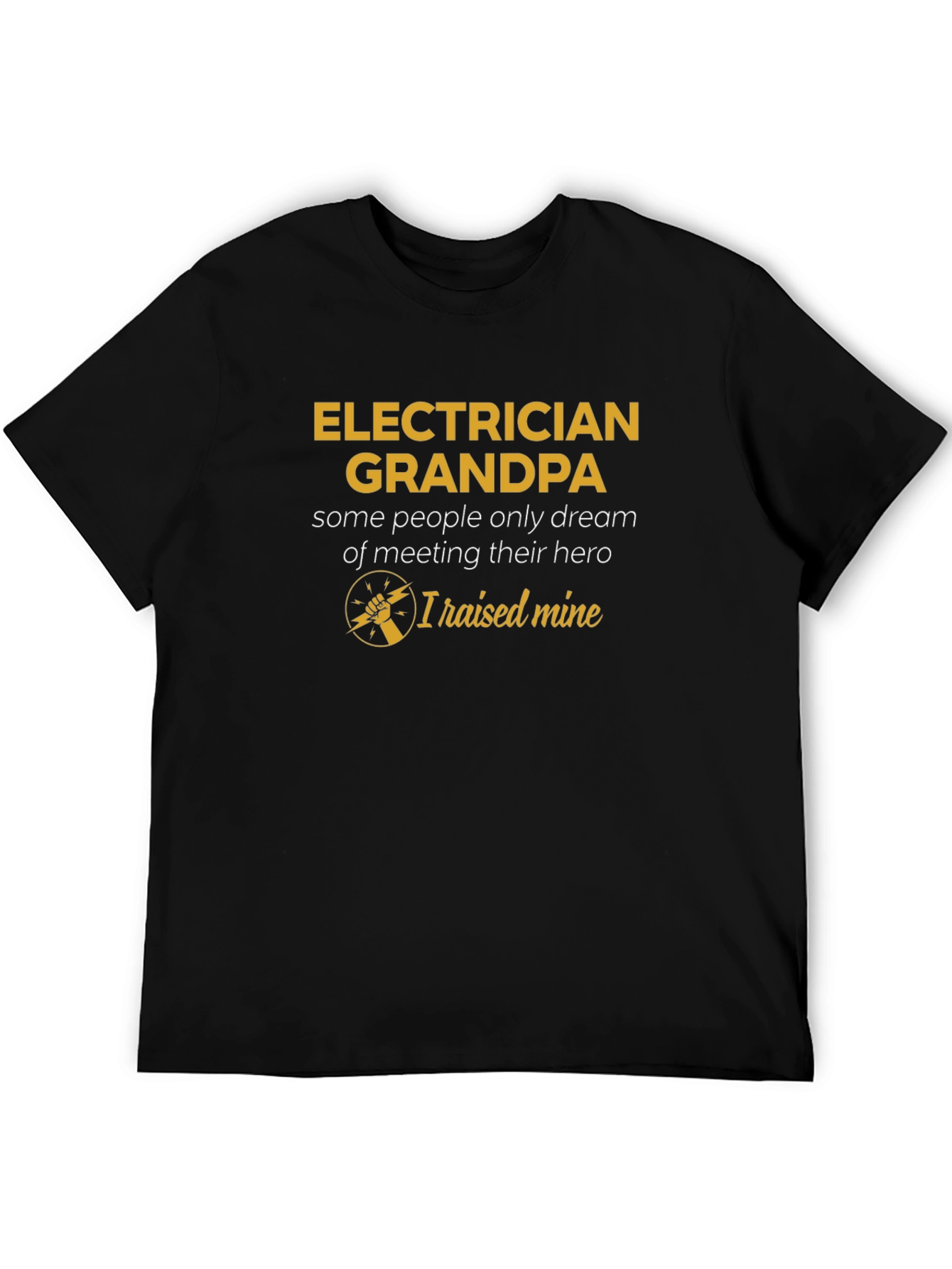 Electrician Grandpa Hero T-Shirt