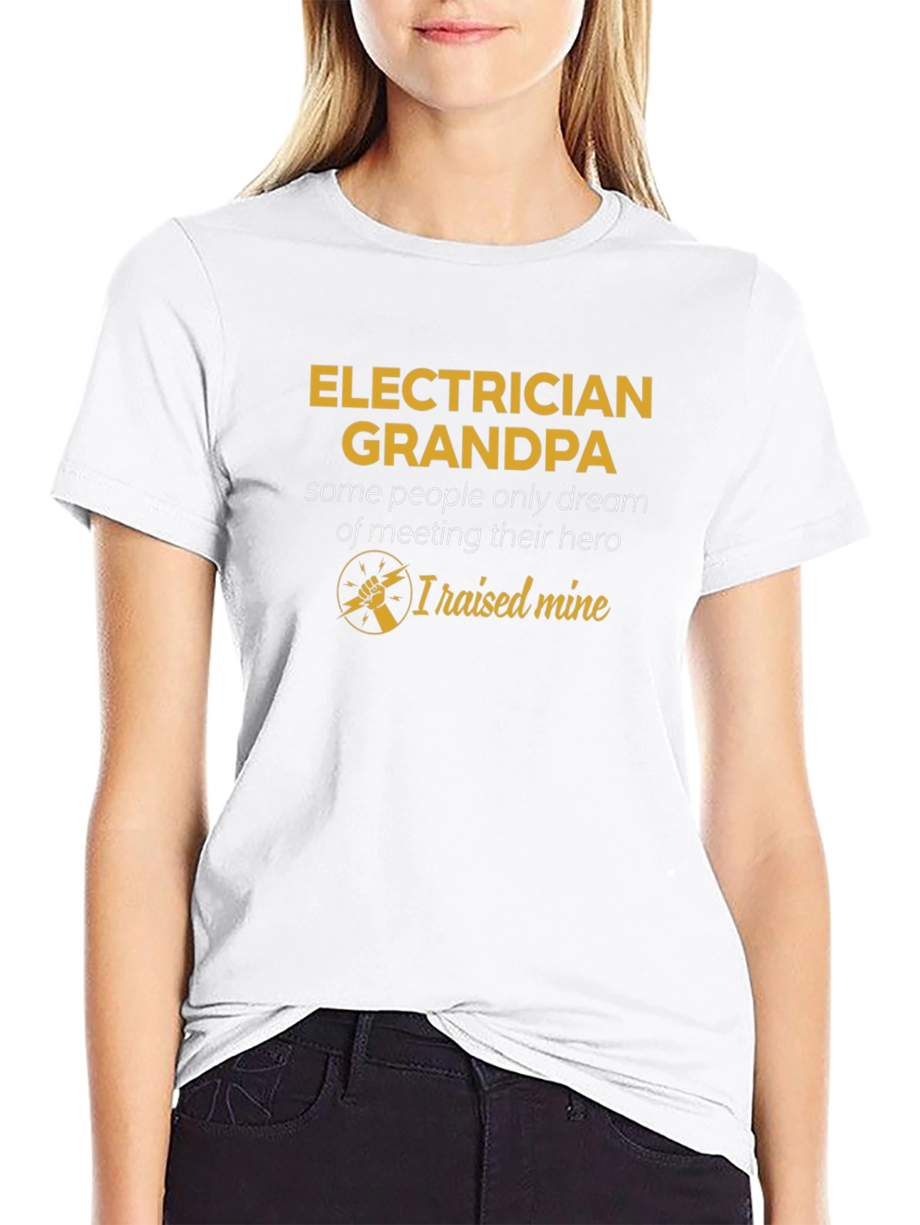 Electrician Grandpa Hero T-Shirt