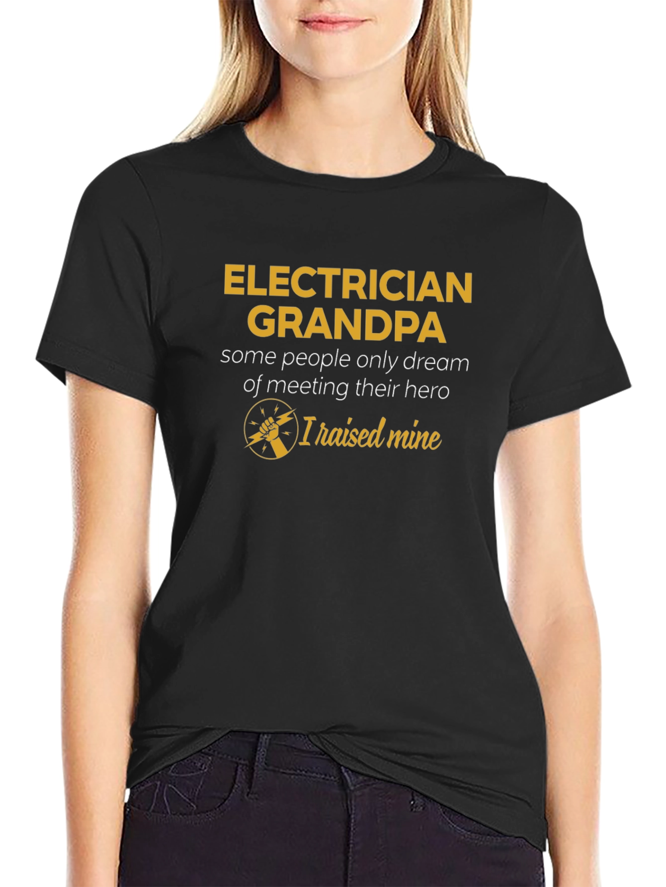 Electrician Grandpa Hero T-Shirt