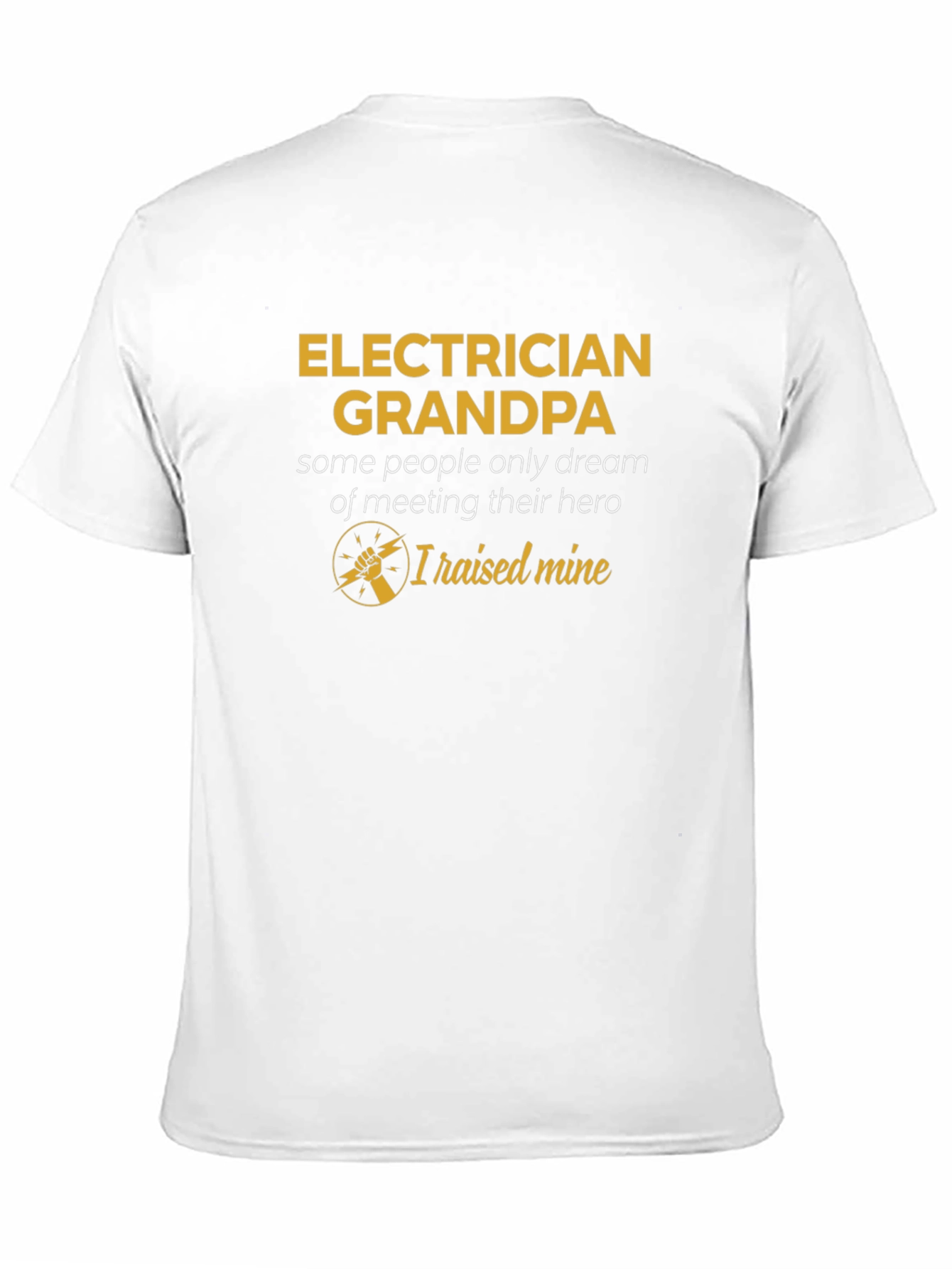 Electrician Grandpa Hero T-Shirt