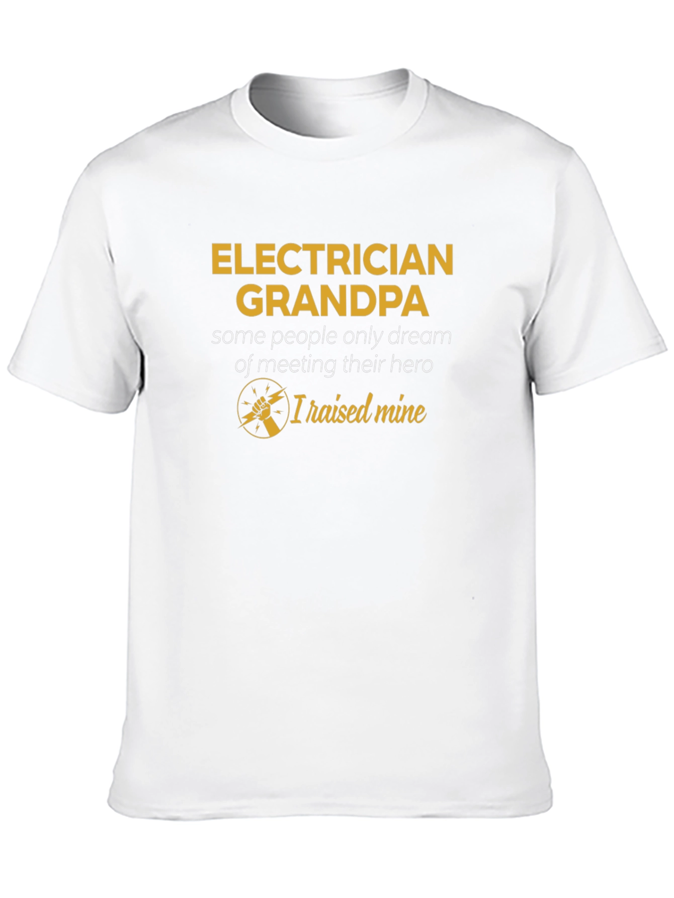 Electrician Grandpa Hero T-Shirt