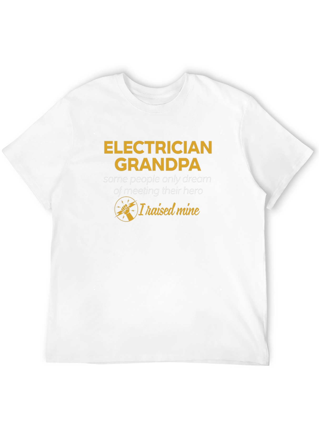 Electrician Grandpa Hero T-Shirt