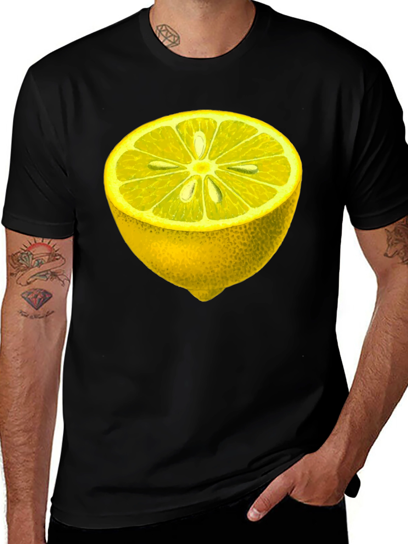 Lemon Slice Graphic Tee - Fresh Style