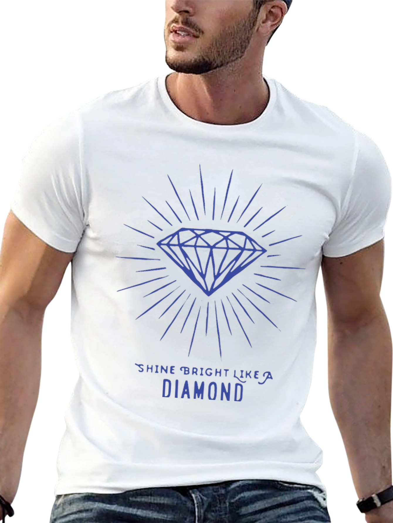 Shine Bright Diamond Tee - Stylish Graphic T-Shirt